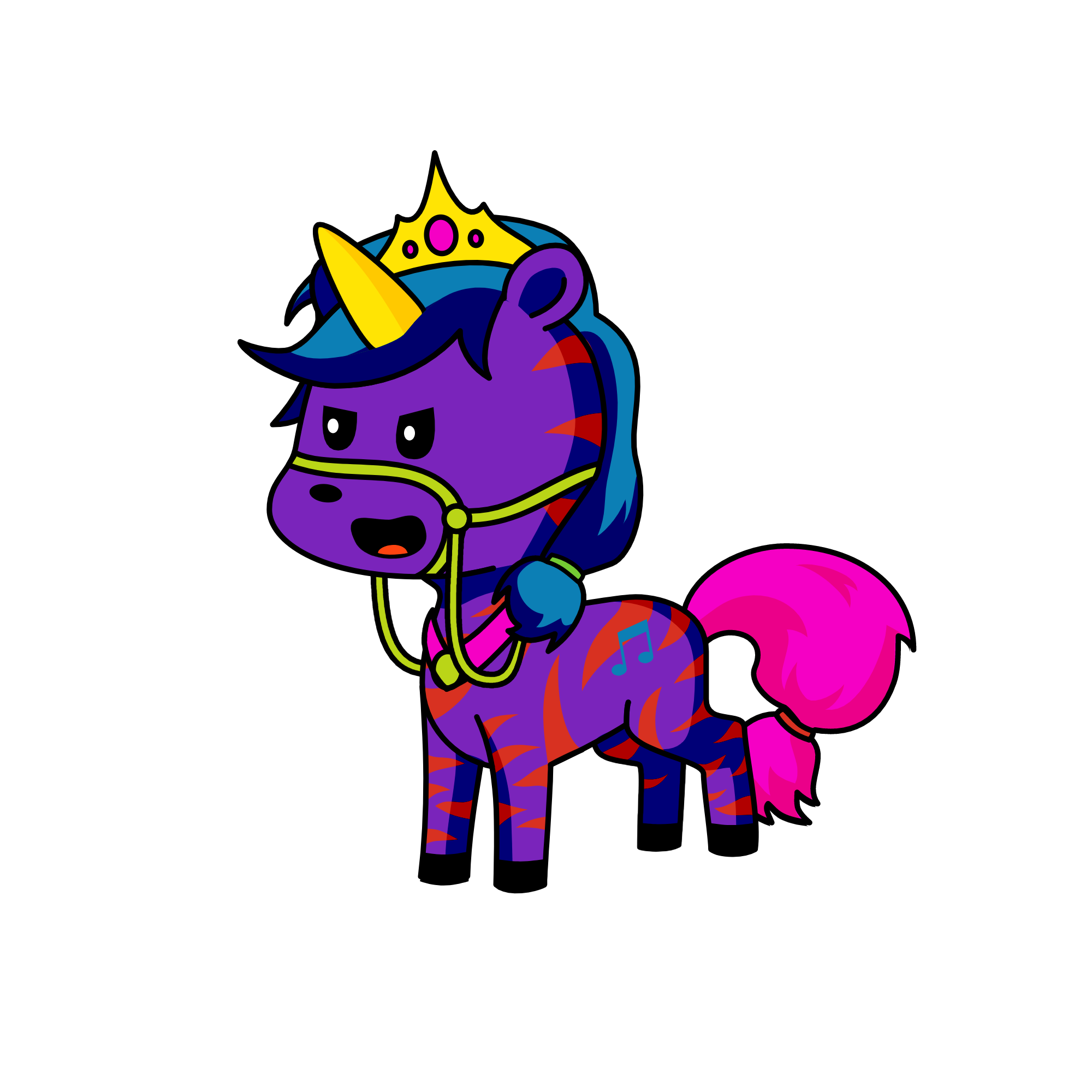 Giftena, the unicorn