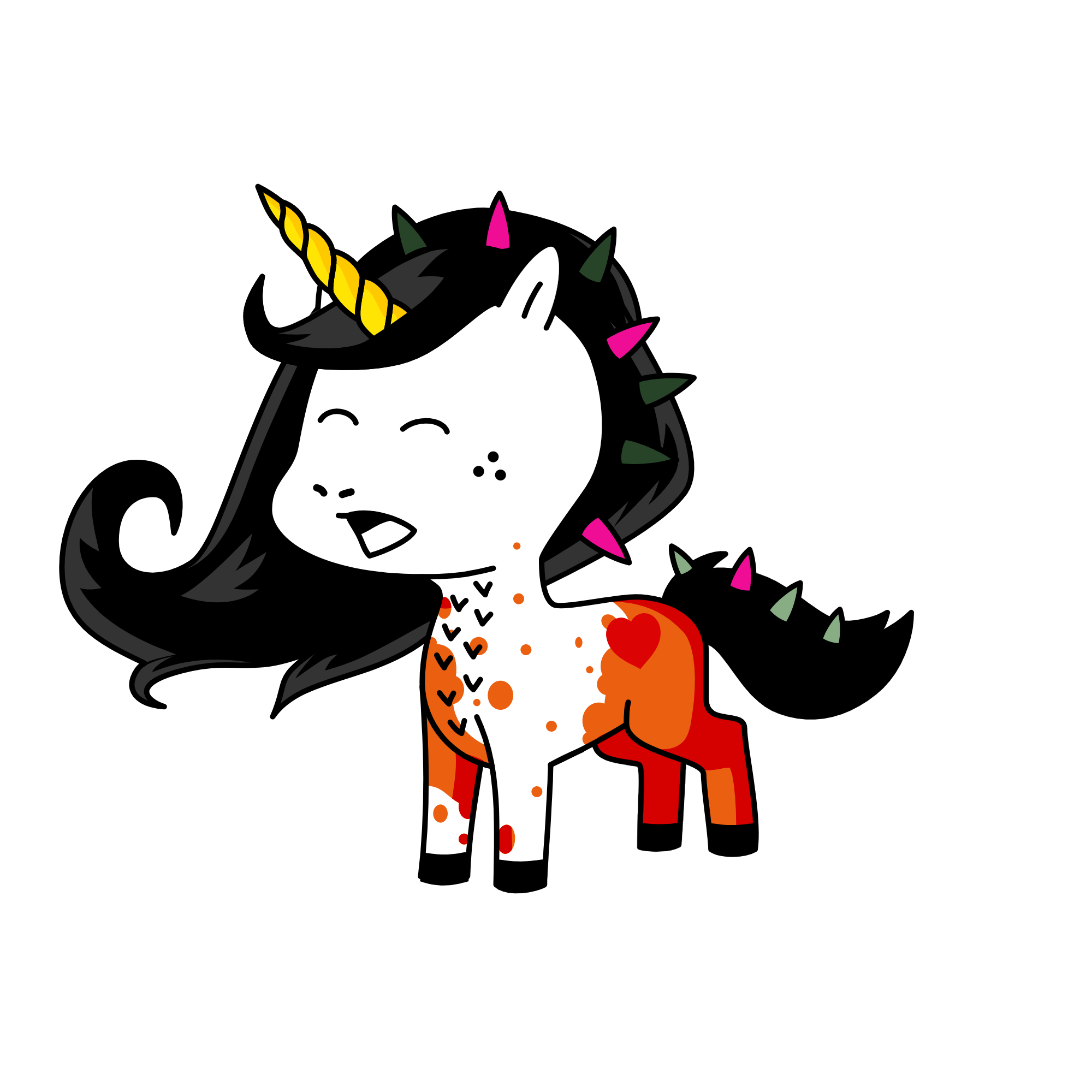 Zayia, the unicorn