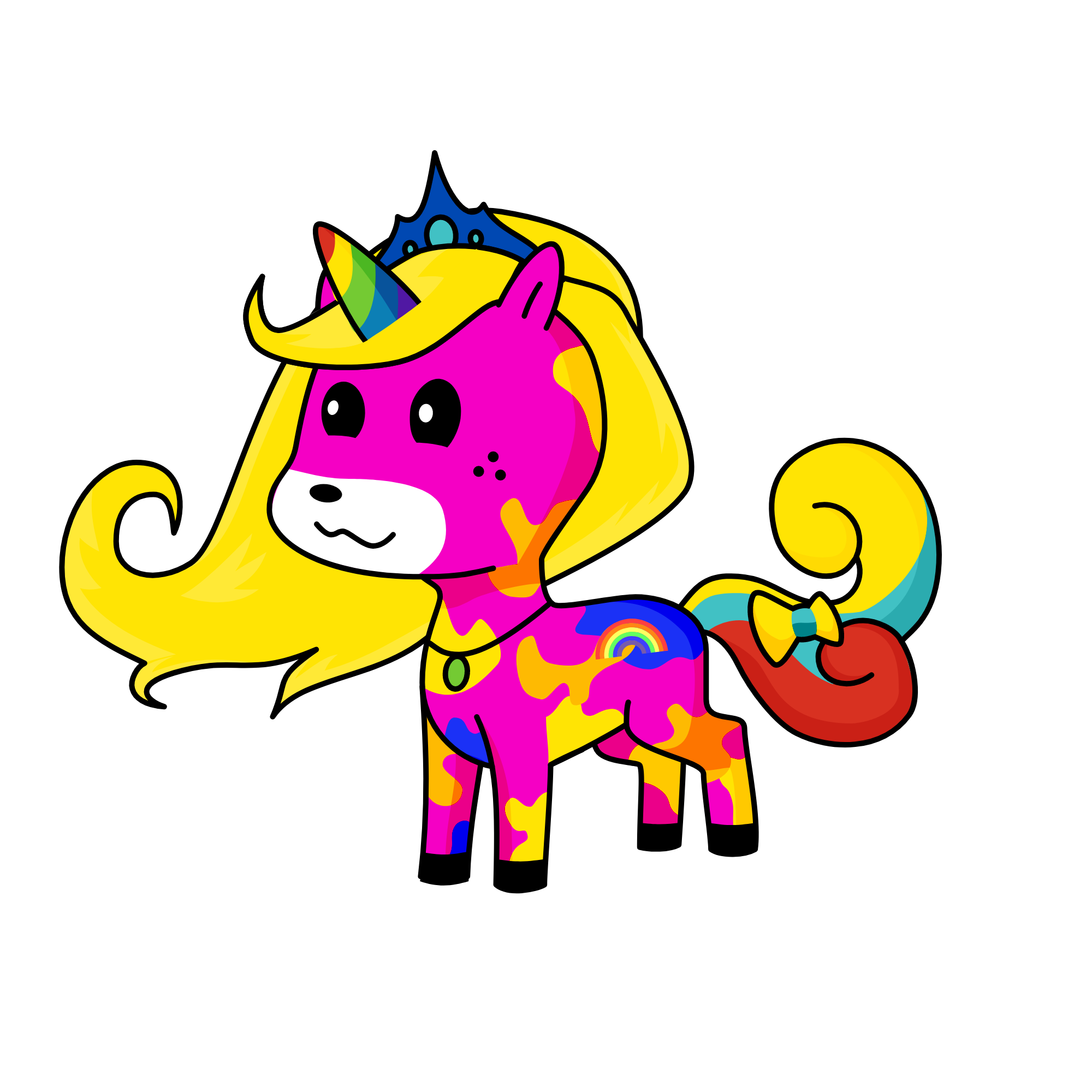 paint, the unicorn