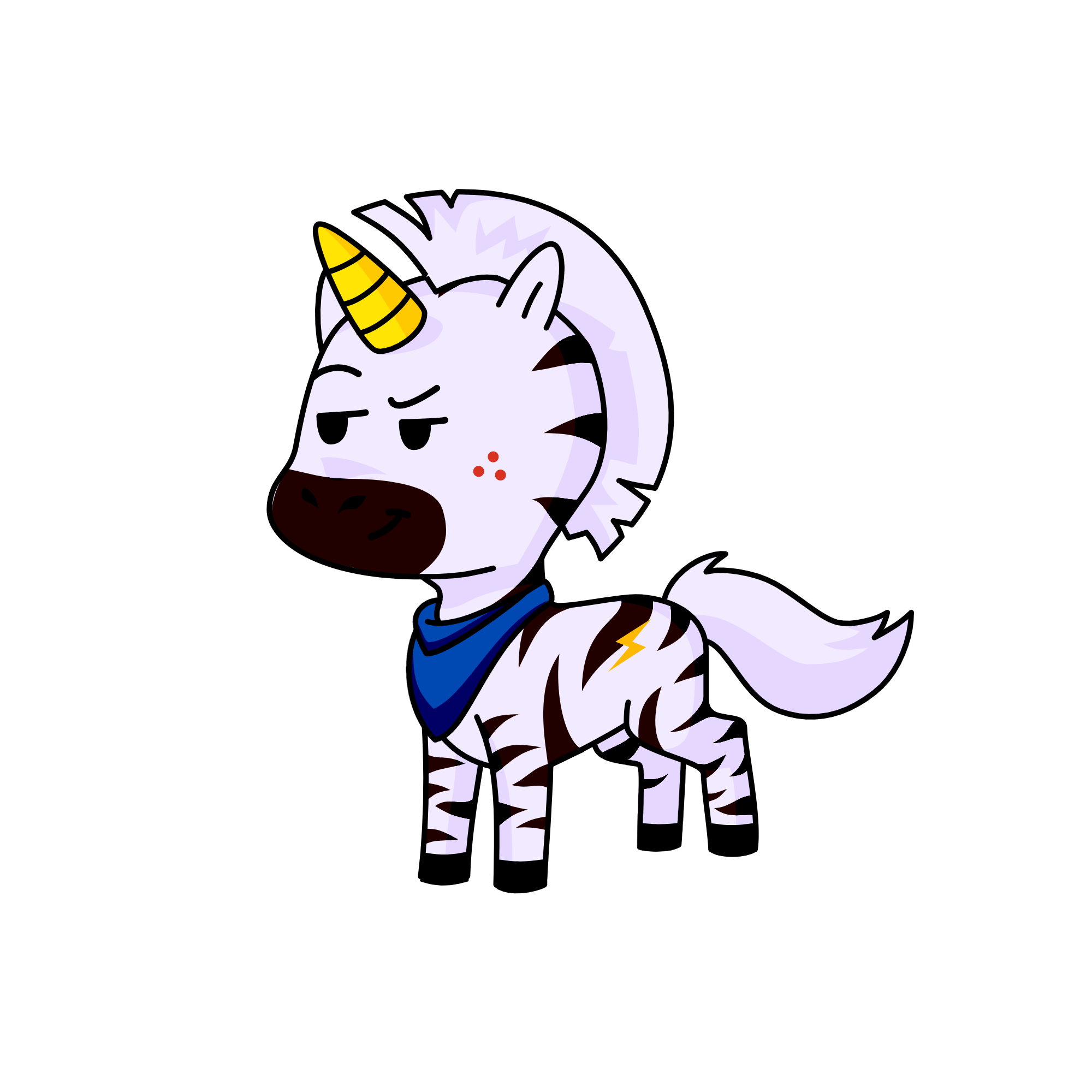 DAMN THATS MANLY, the unicorn