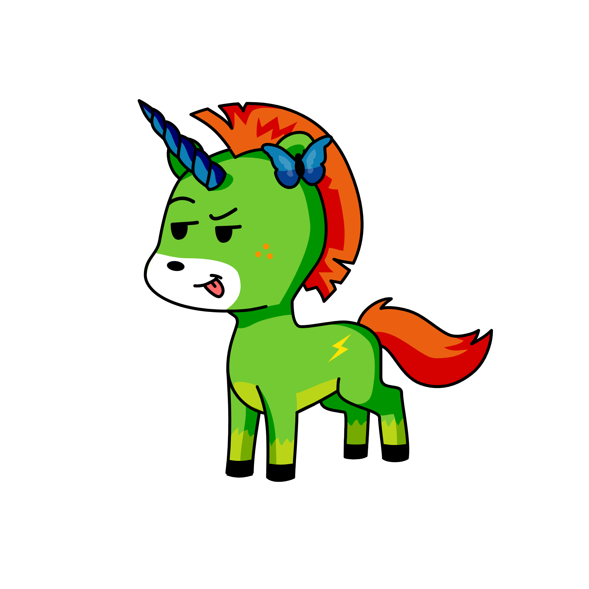 Violet , the unicorn