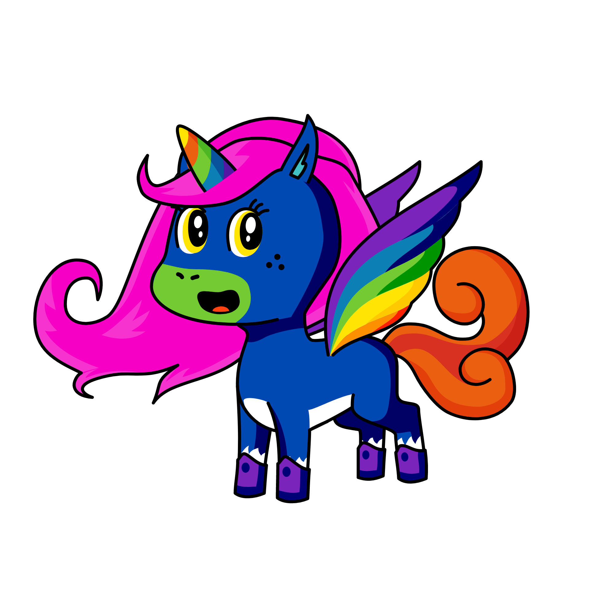 Arco Iris, the unicorn