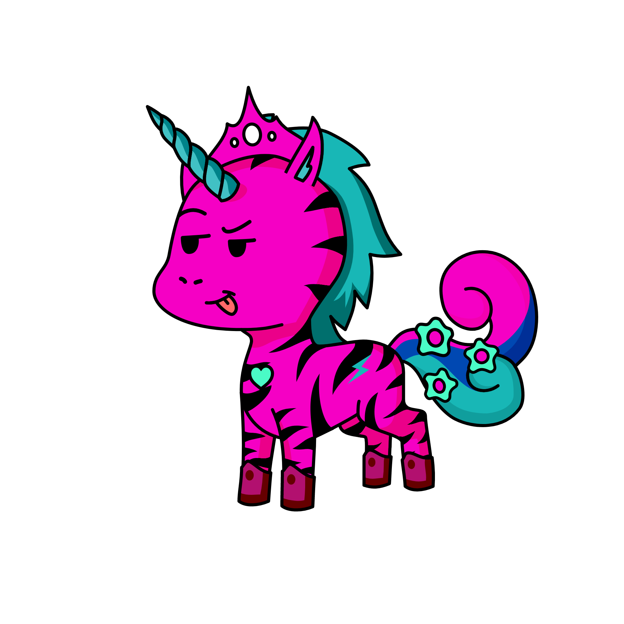 za za, the unicorn