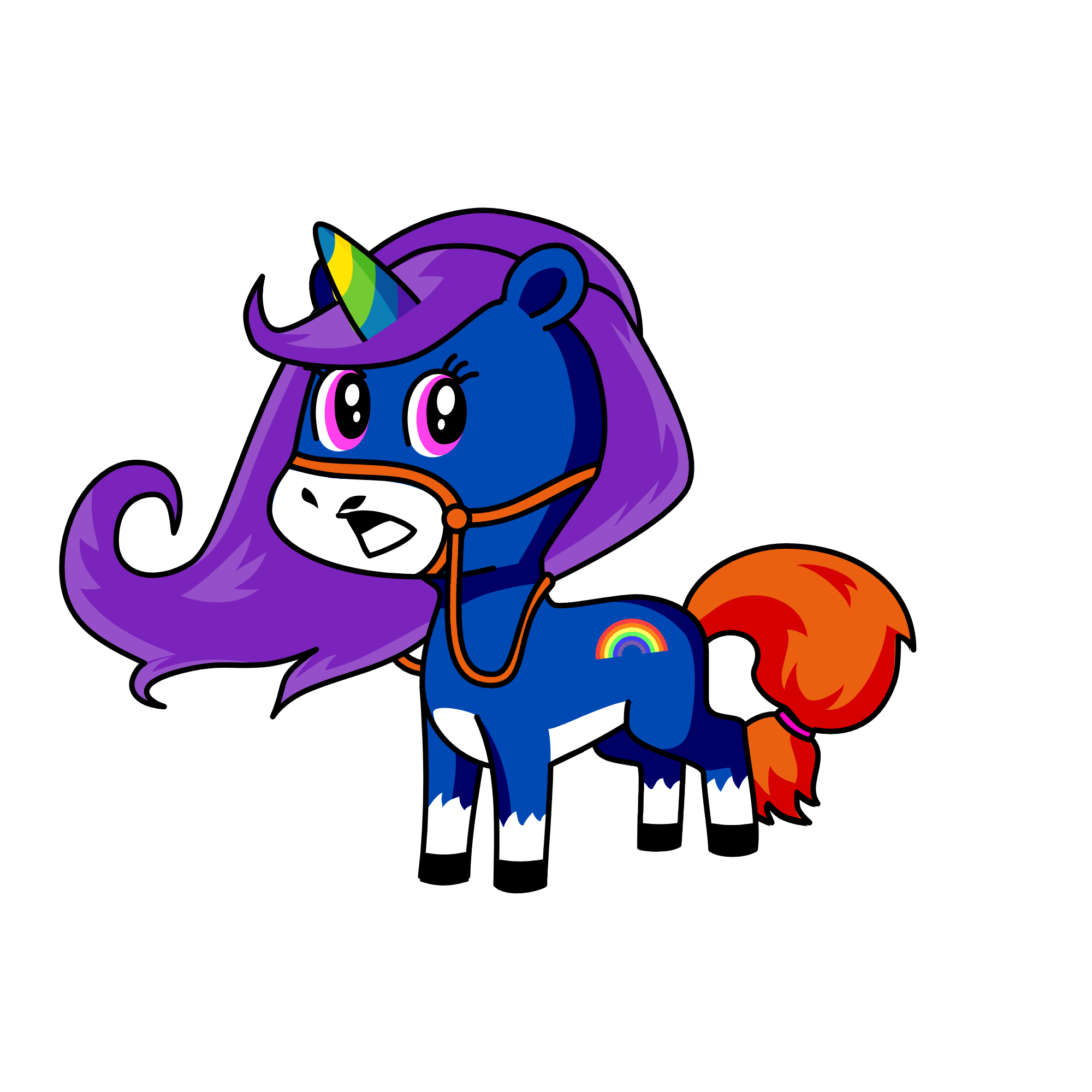 cat, the unicorn