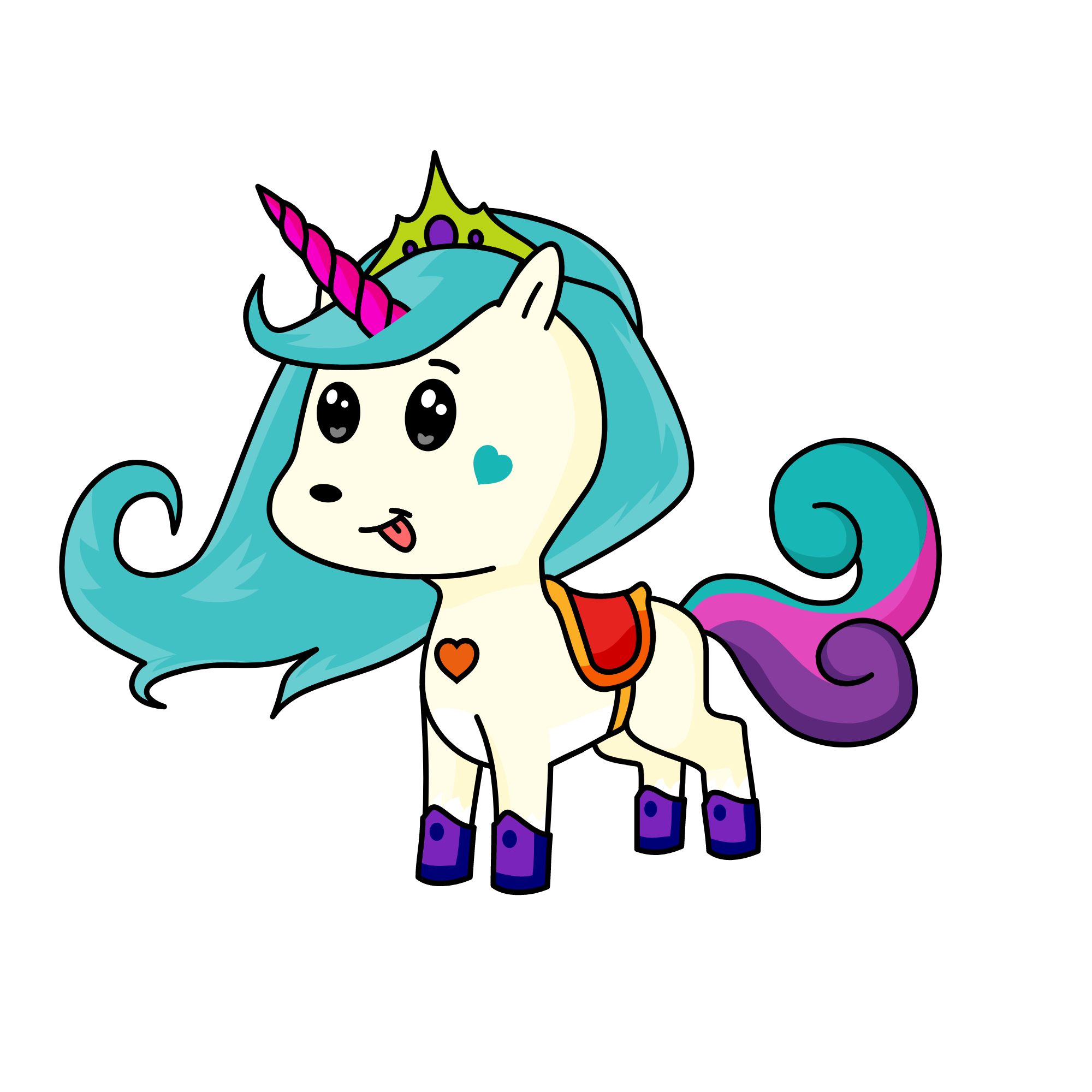 Cupcake, the unicorn