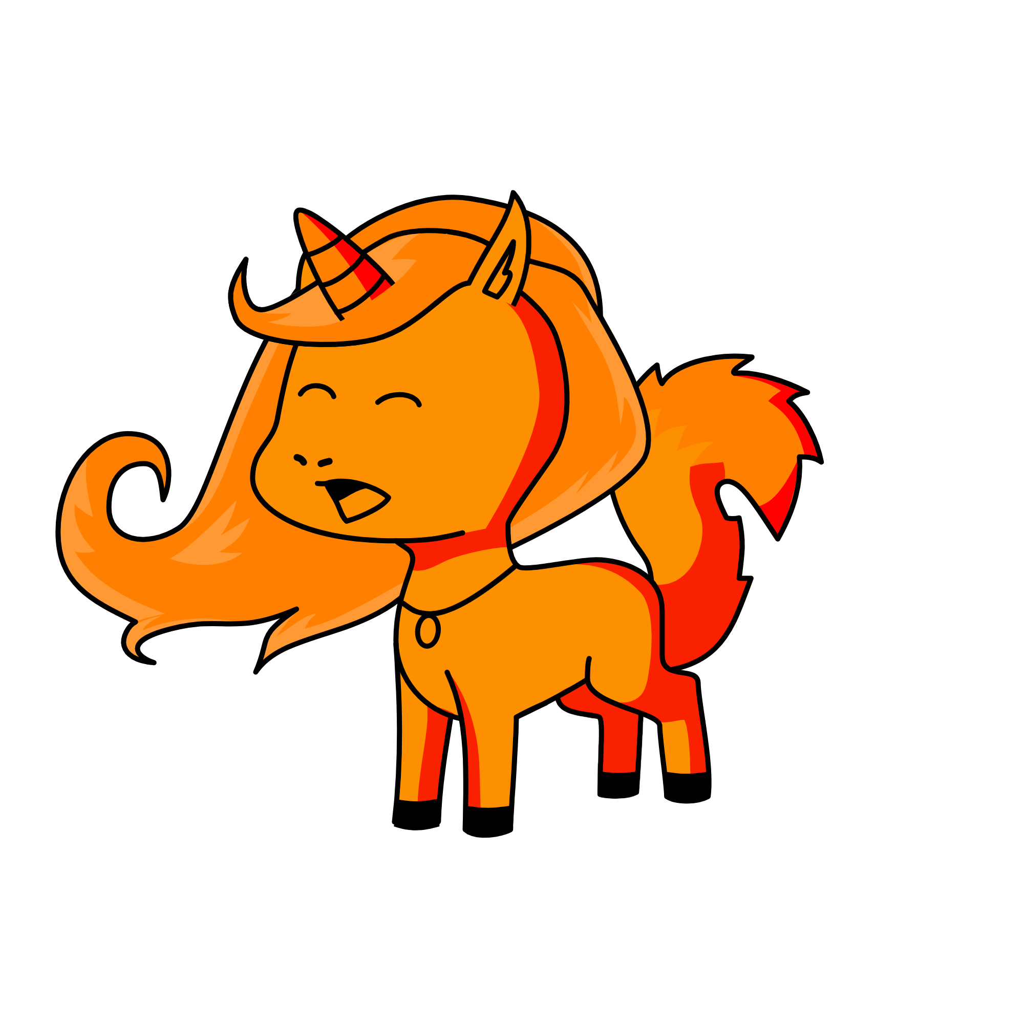 Fox, the unicorn