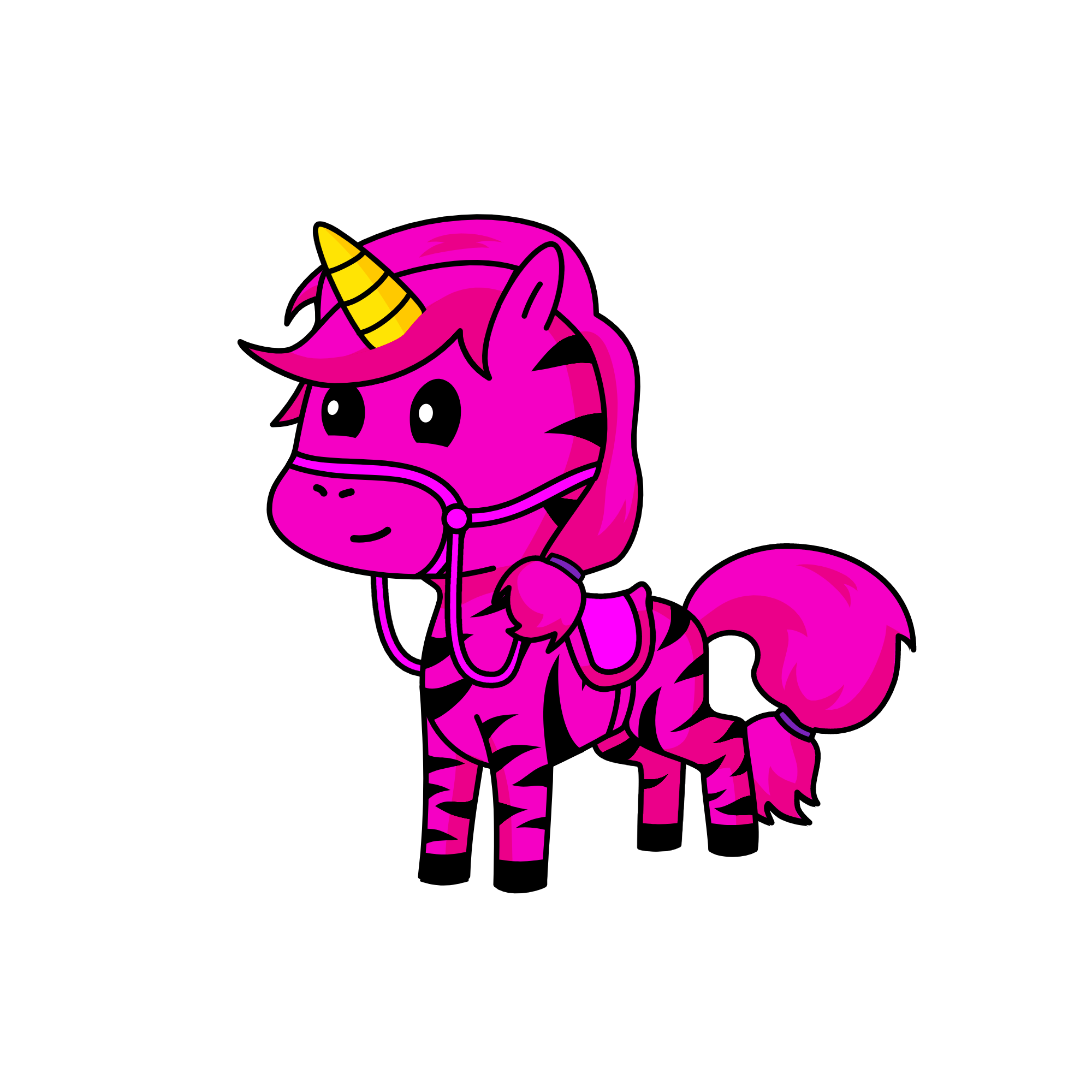 Pinky Number 2, the unicorn