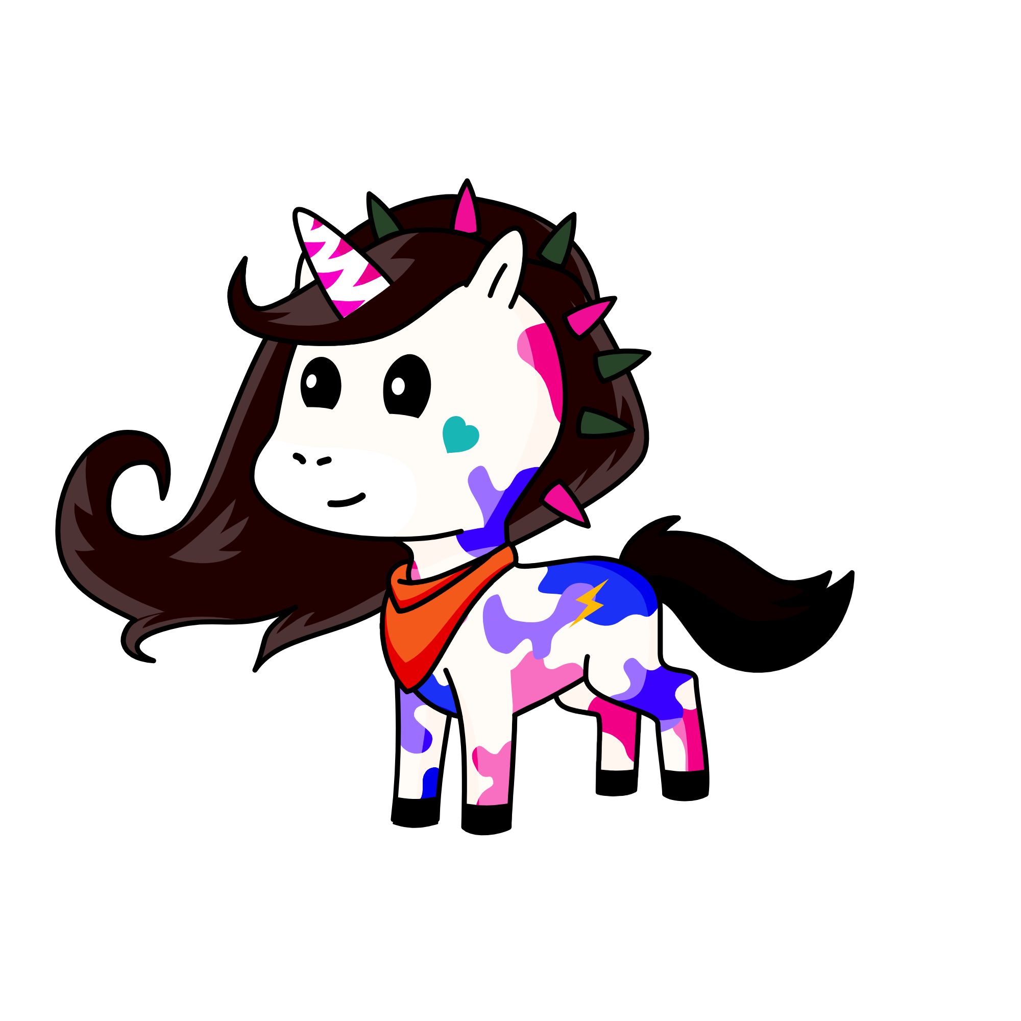 camo, the unicorn