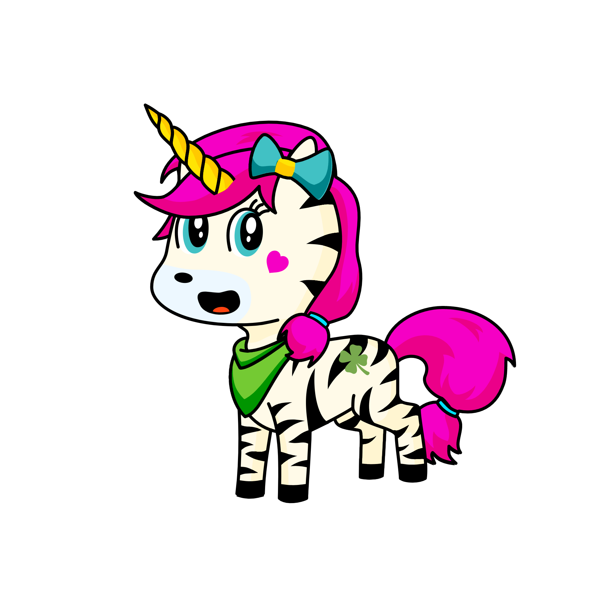 Lucky, the unicorn