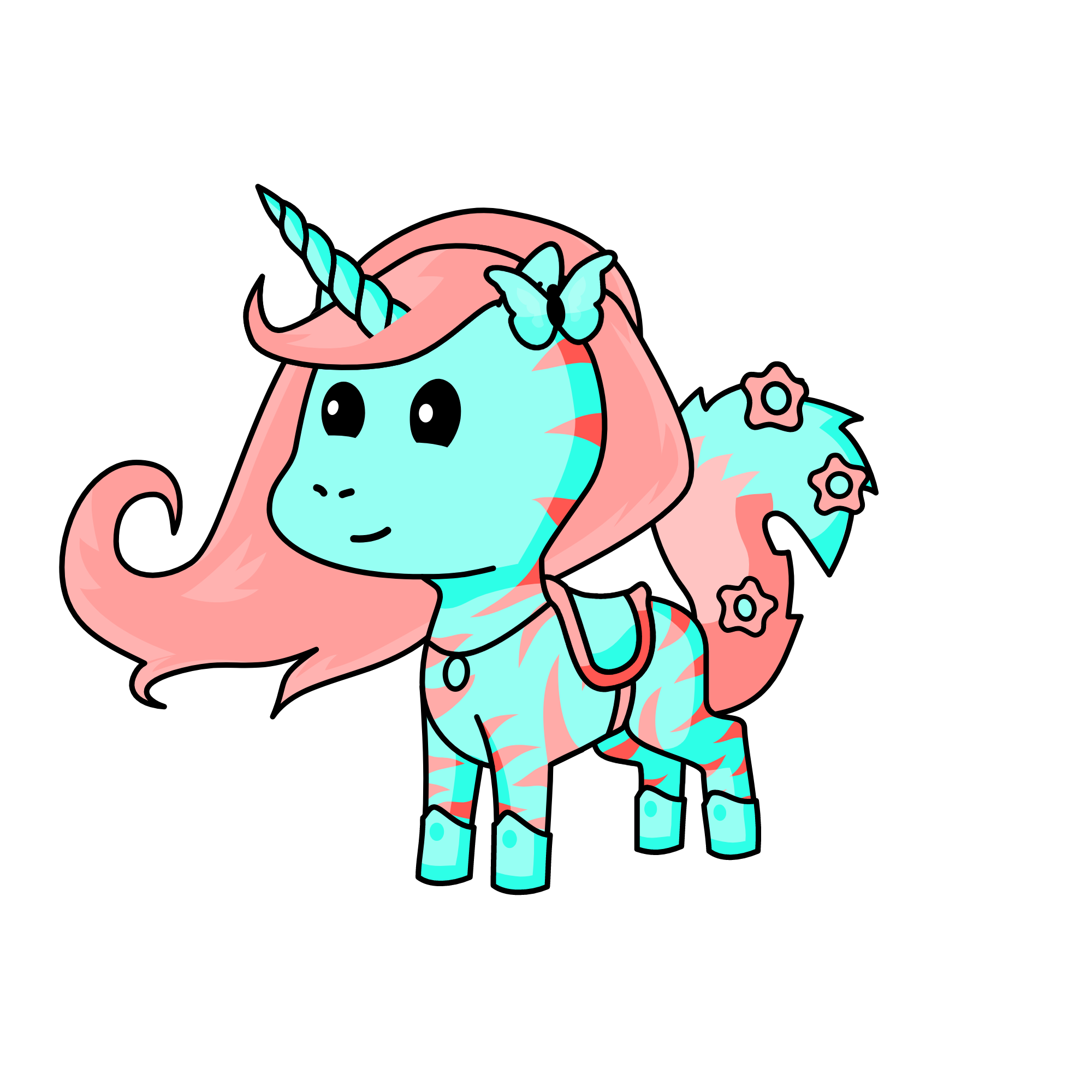 Pastell, the unicorn