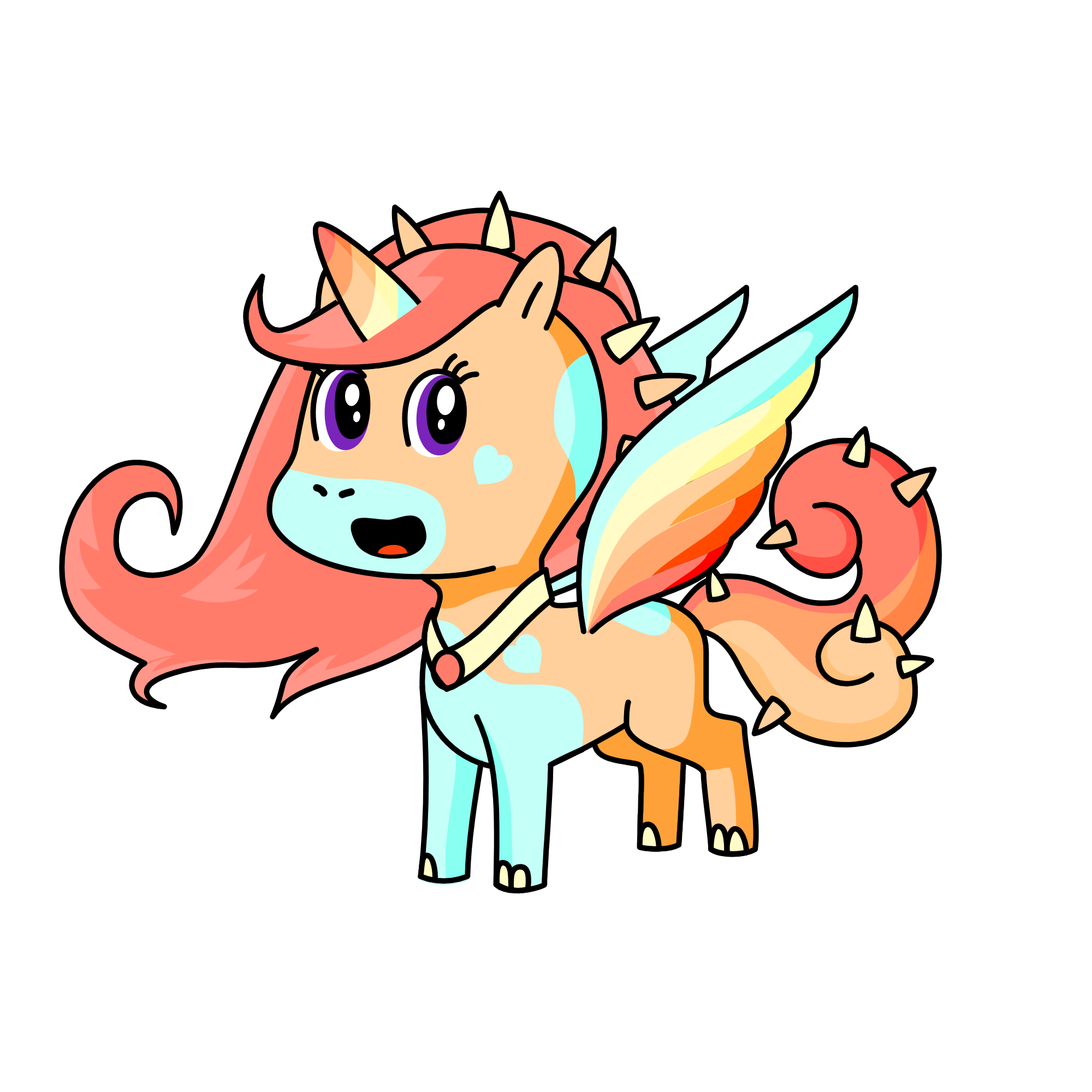 Funshine, the unicorn