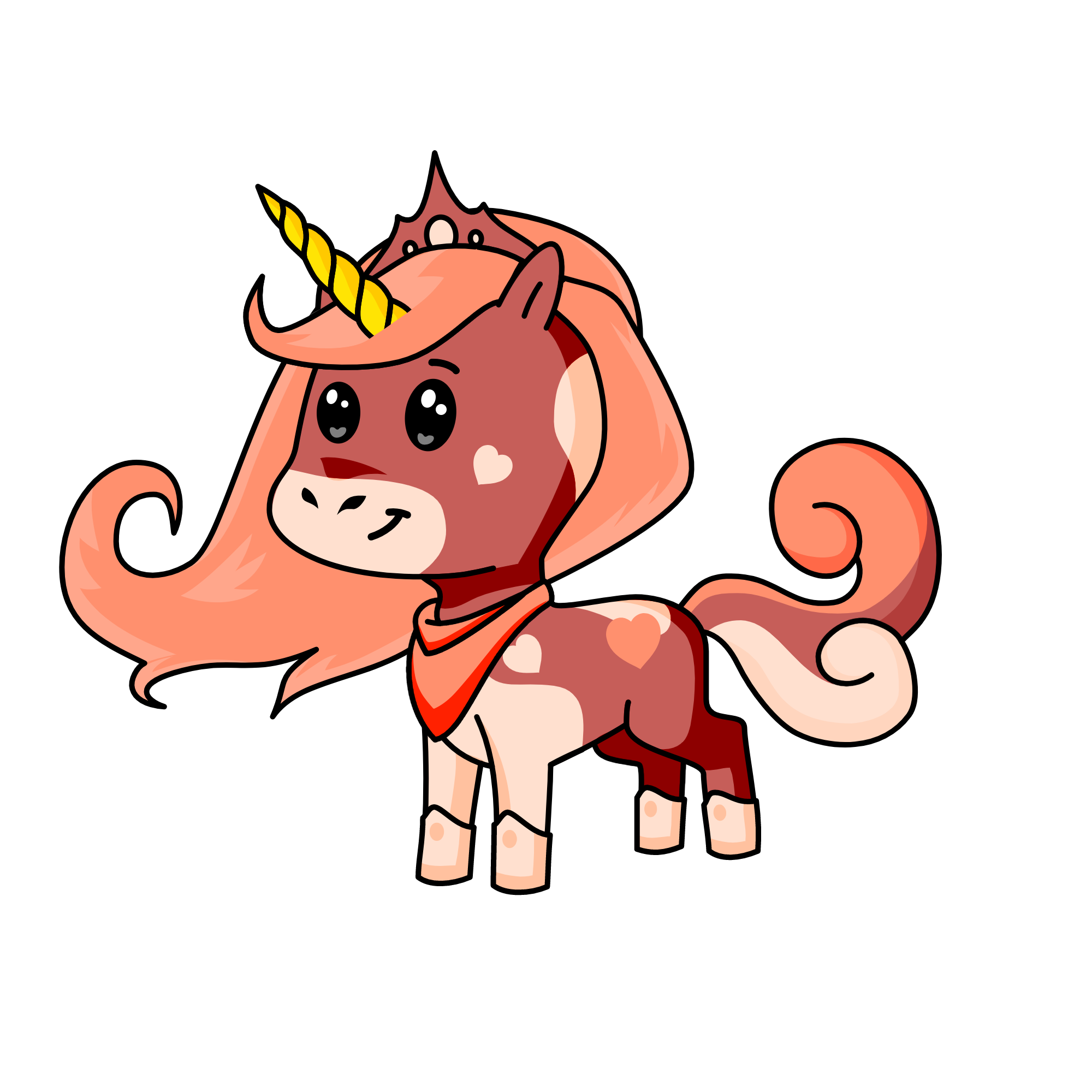 Bacon, the unicorn