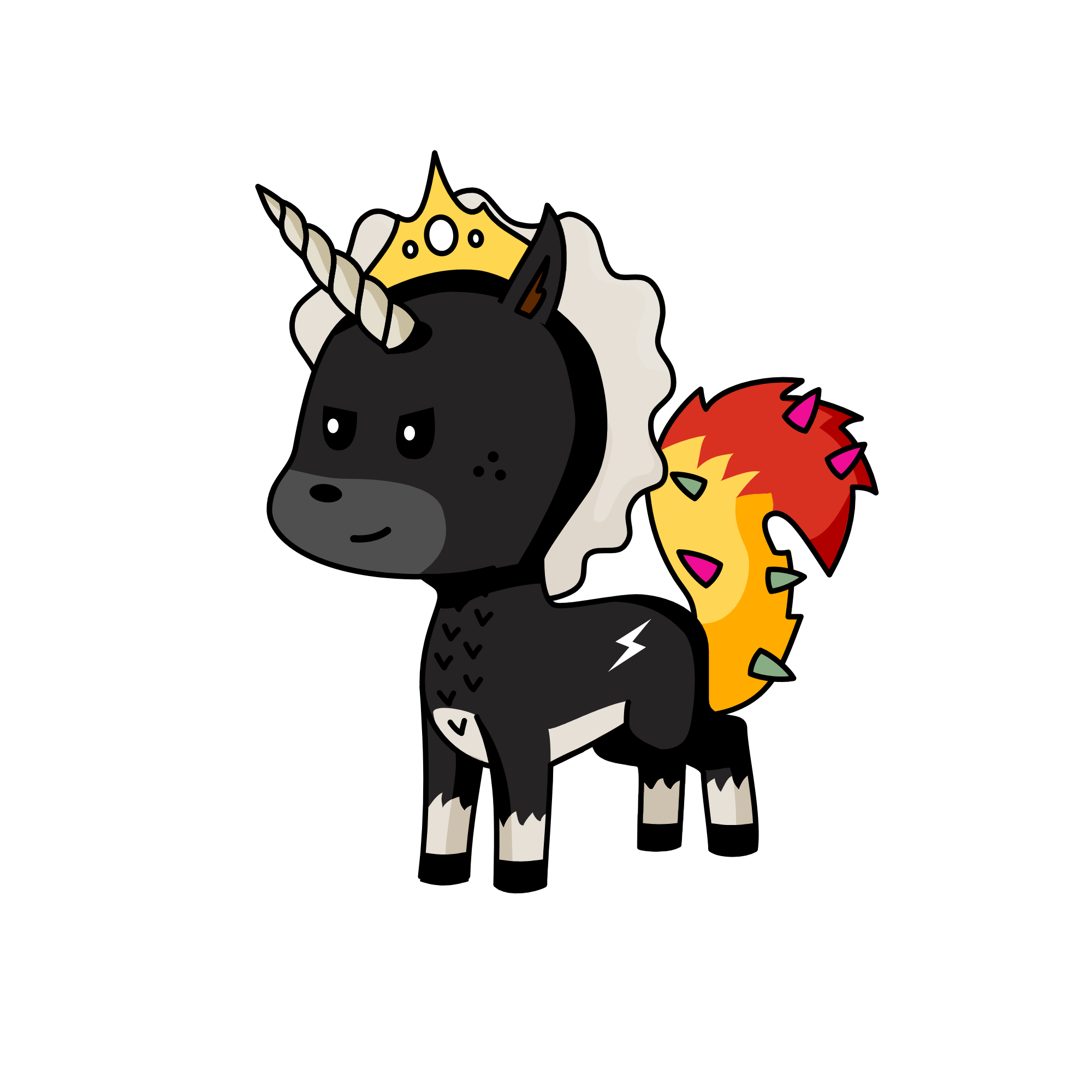#EvilQueen, the unicorn