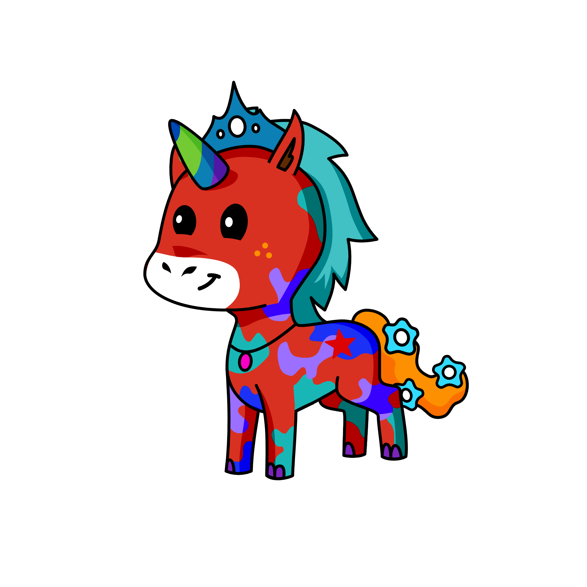 Silly, the unicorn