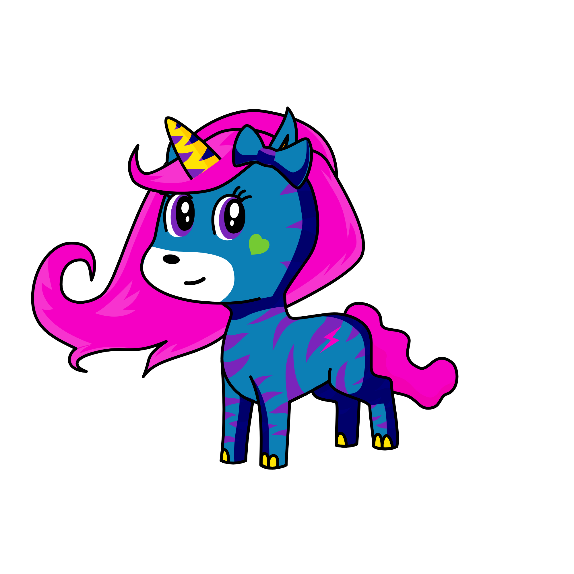 cat, the unicorn