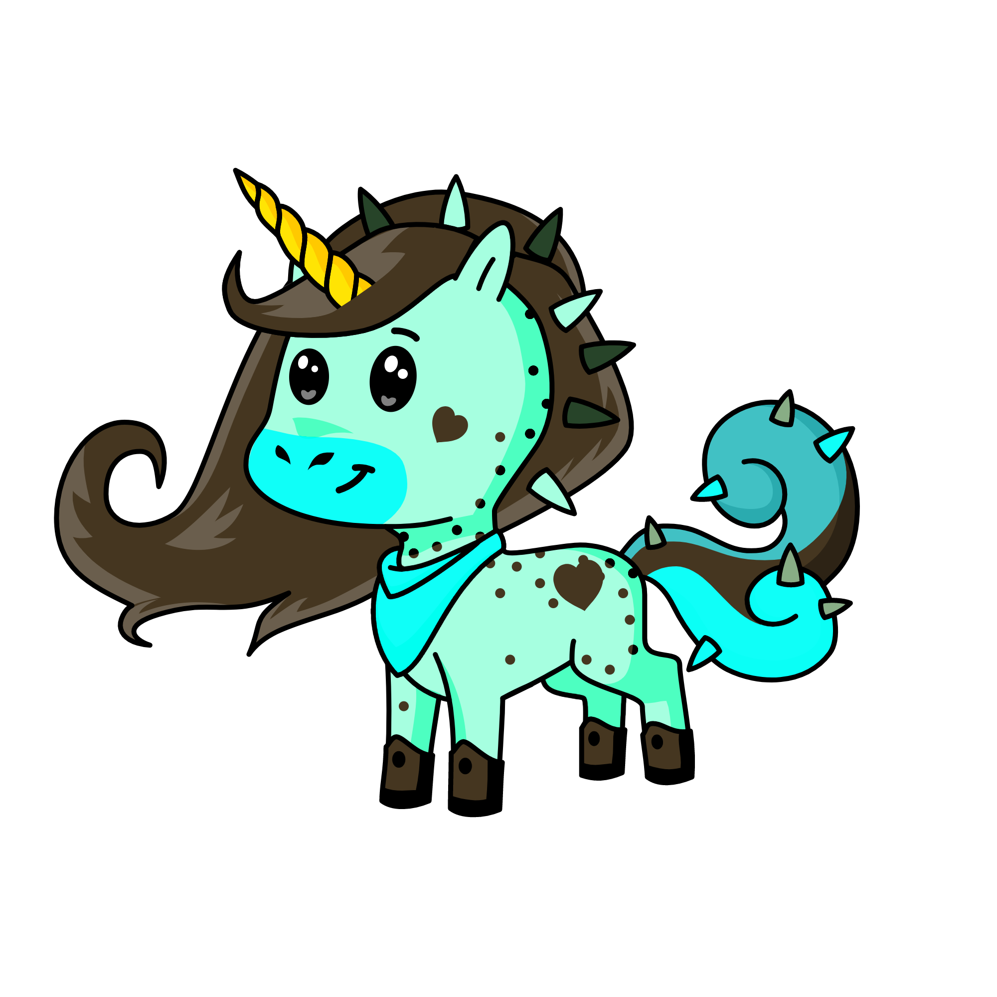 Minteigh, the unicorn
