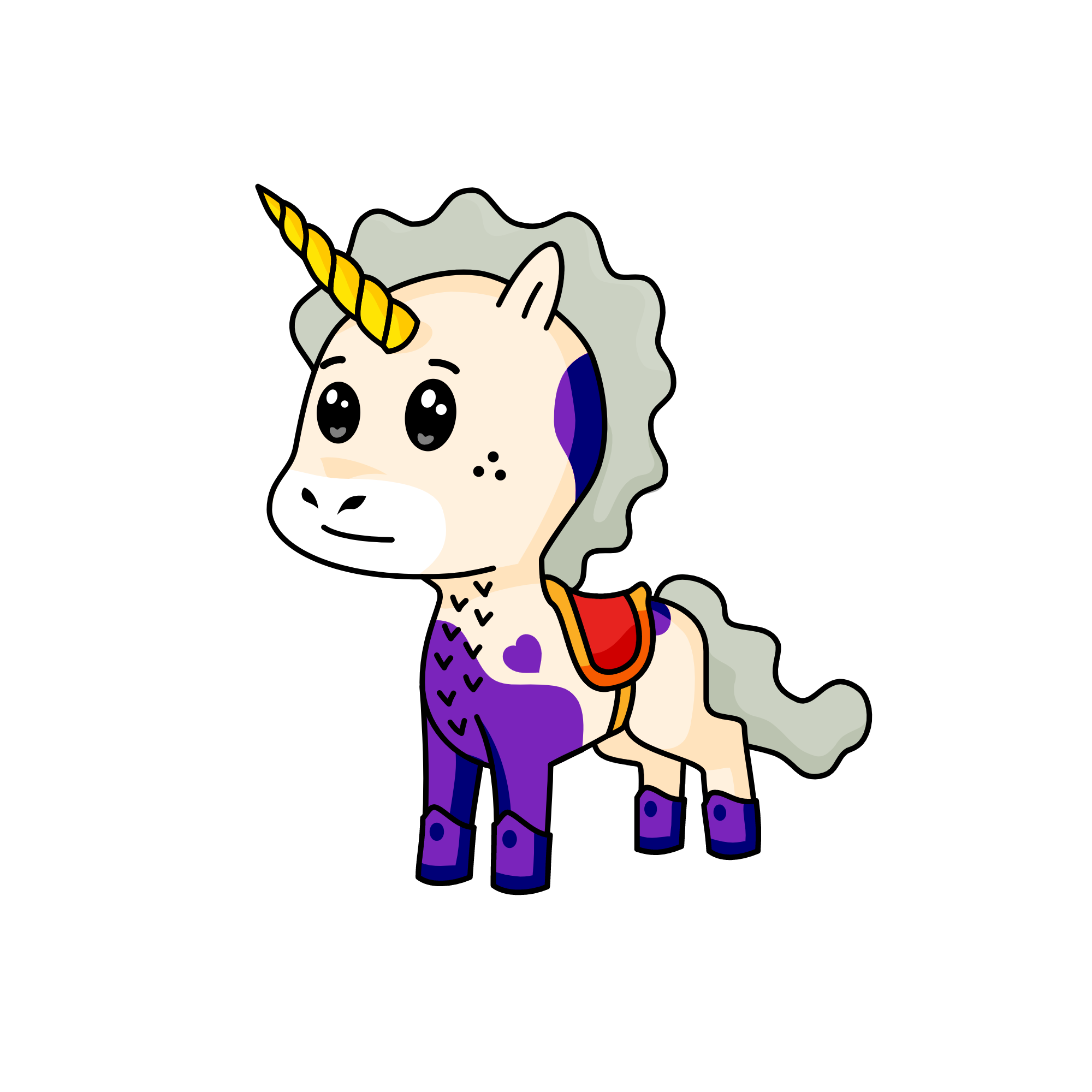 Great Grandma K, the unicorn