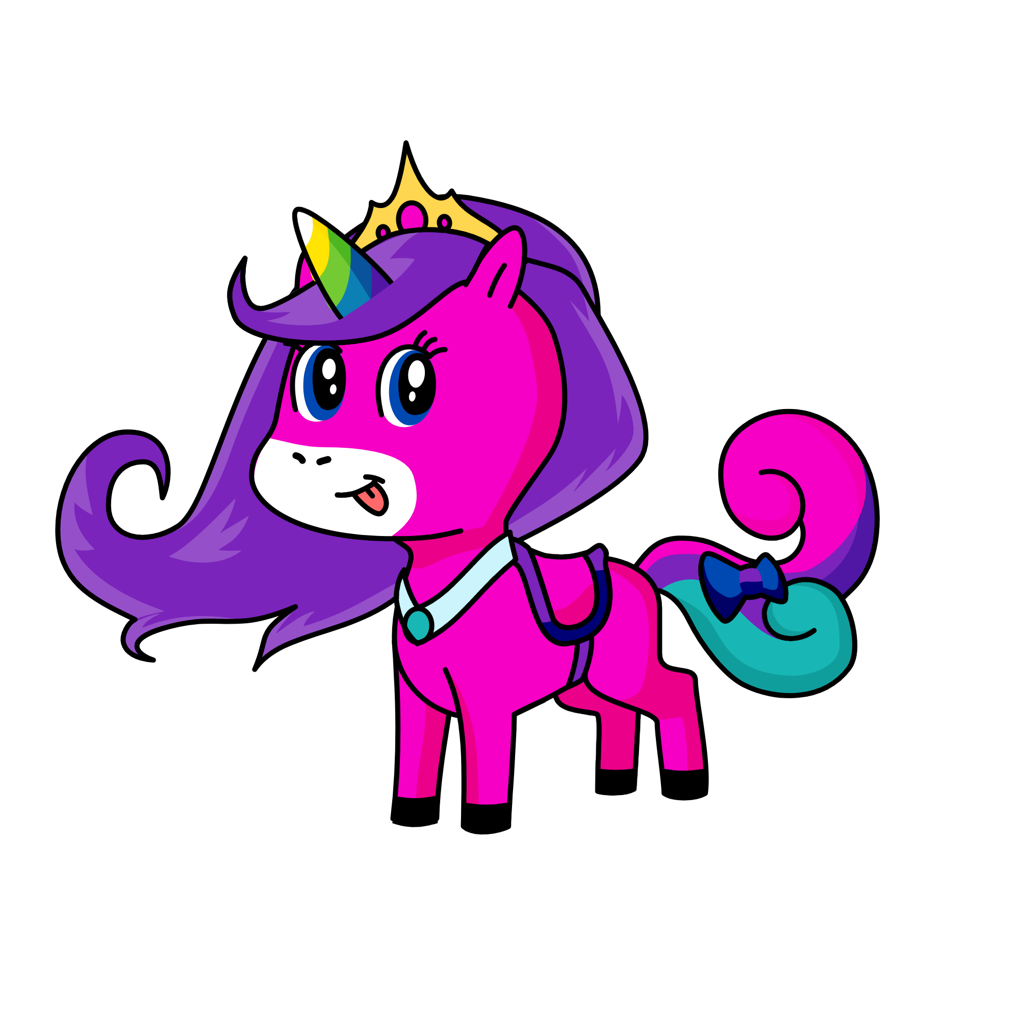 princess sparkle butt, the unicorn