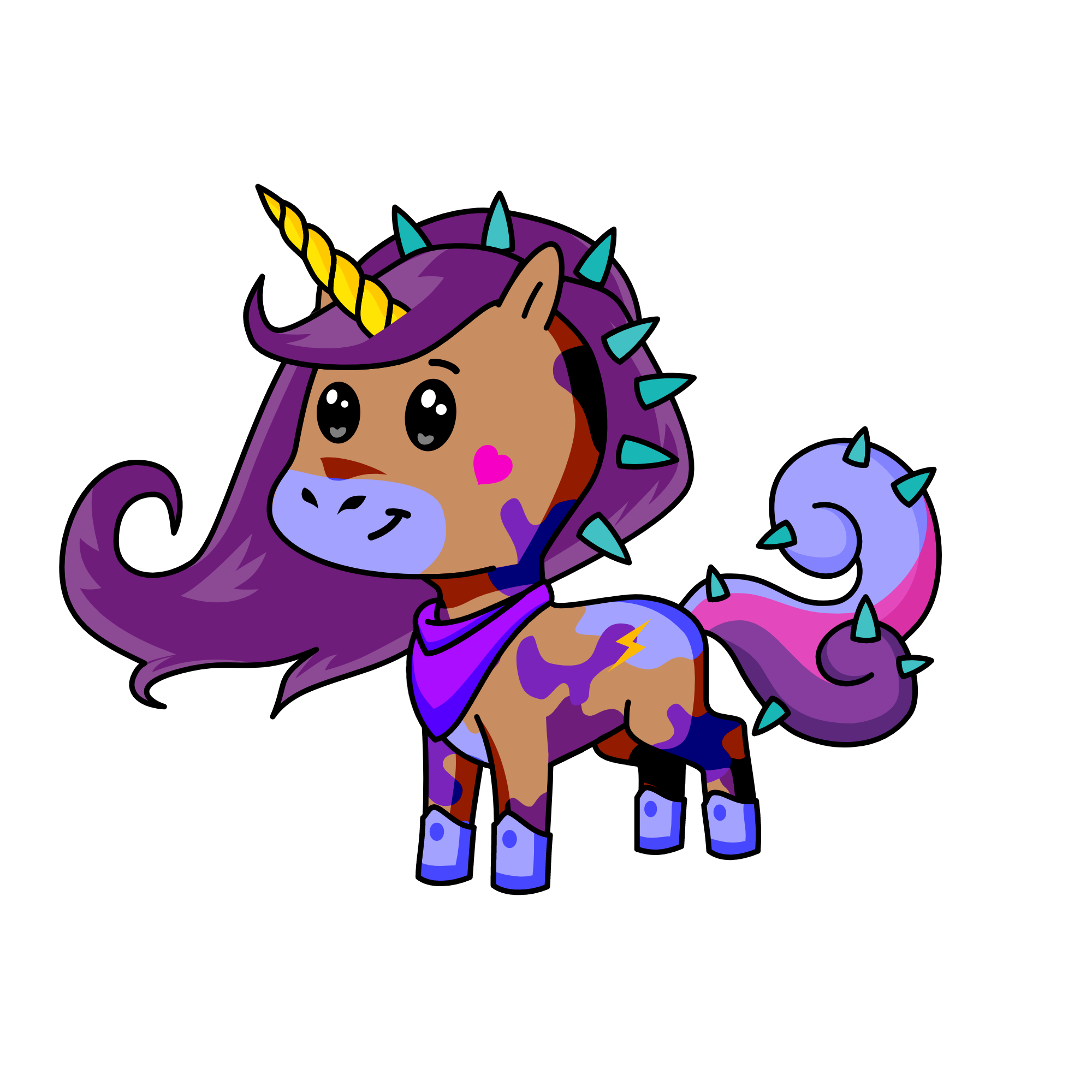 The Invisible Fudge, the unicorn