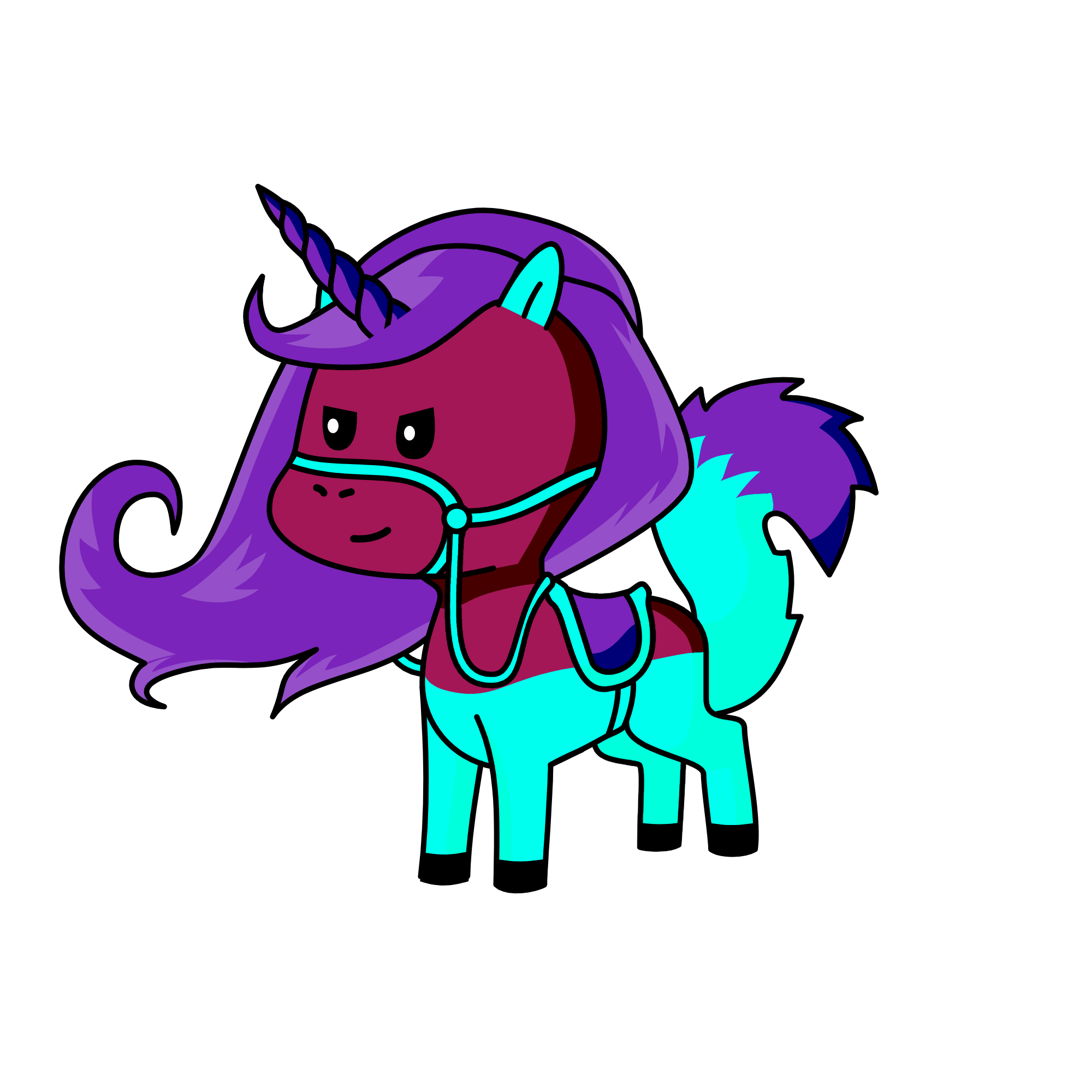 SupperSilver, the unicorn