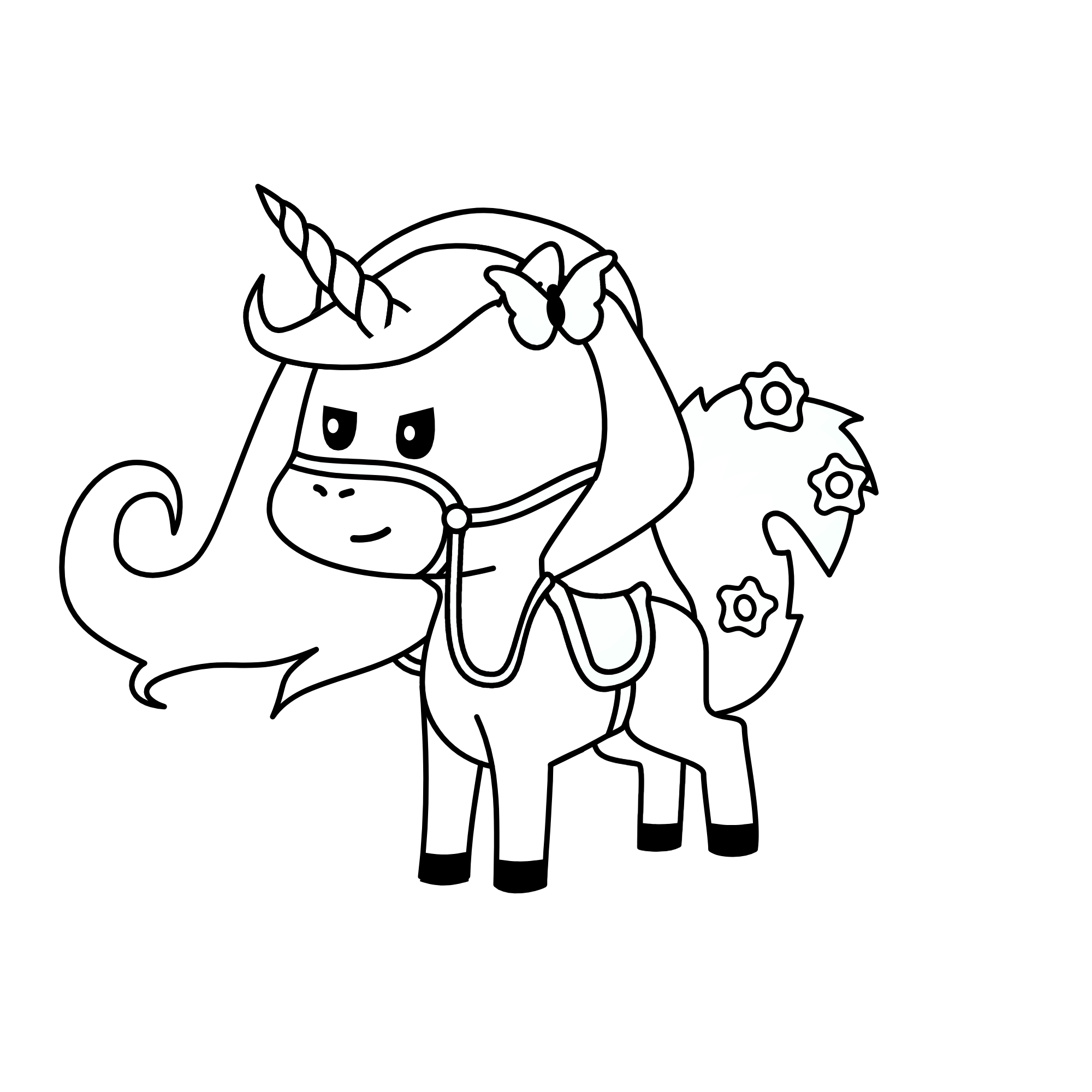Snow, the unicorn