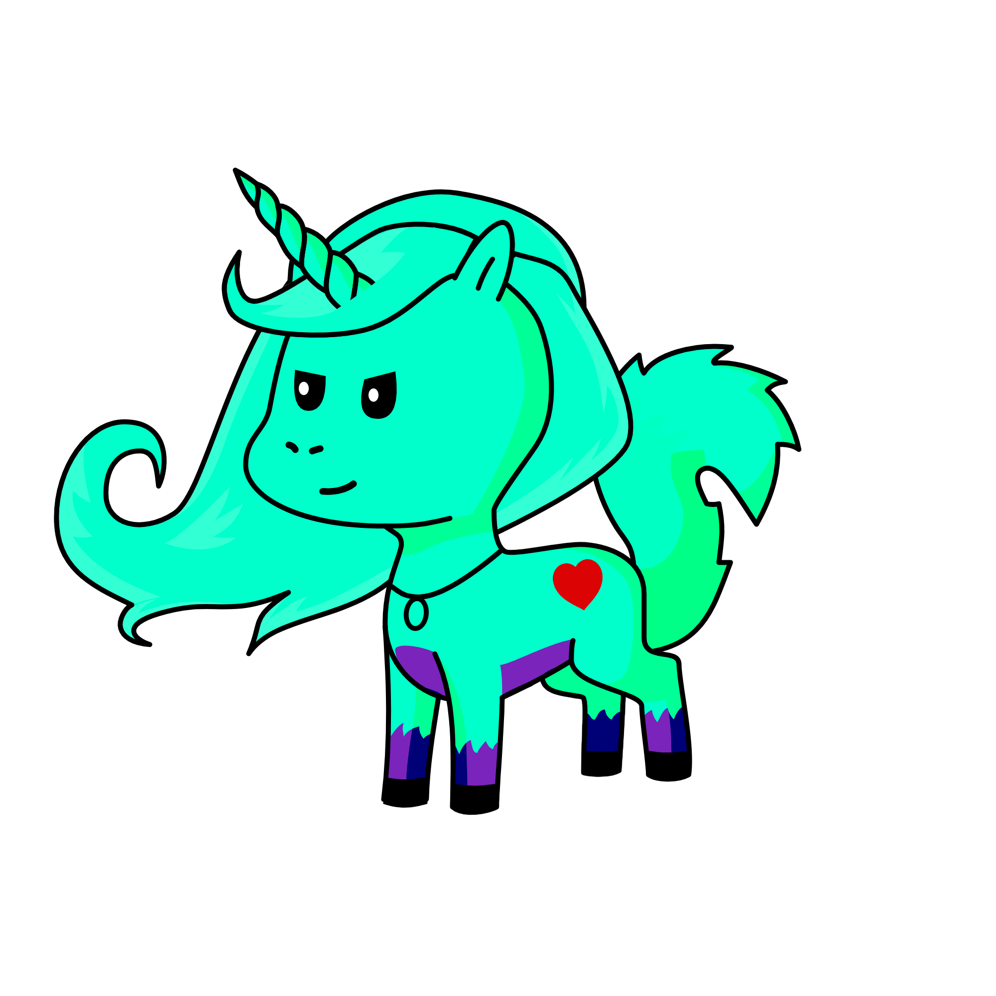 Flower, the unicorn