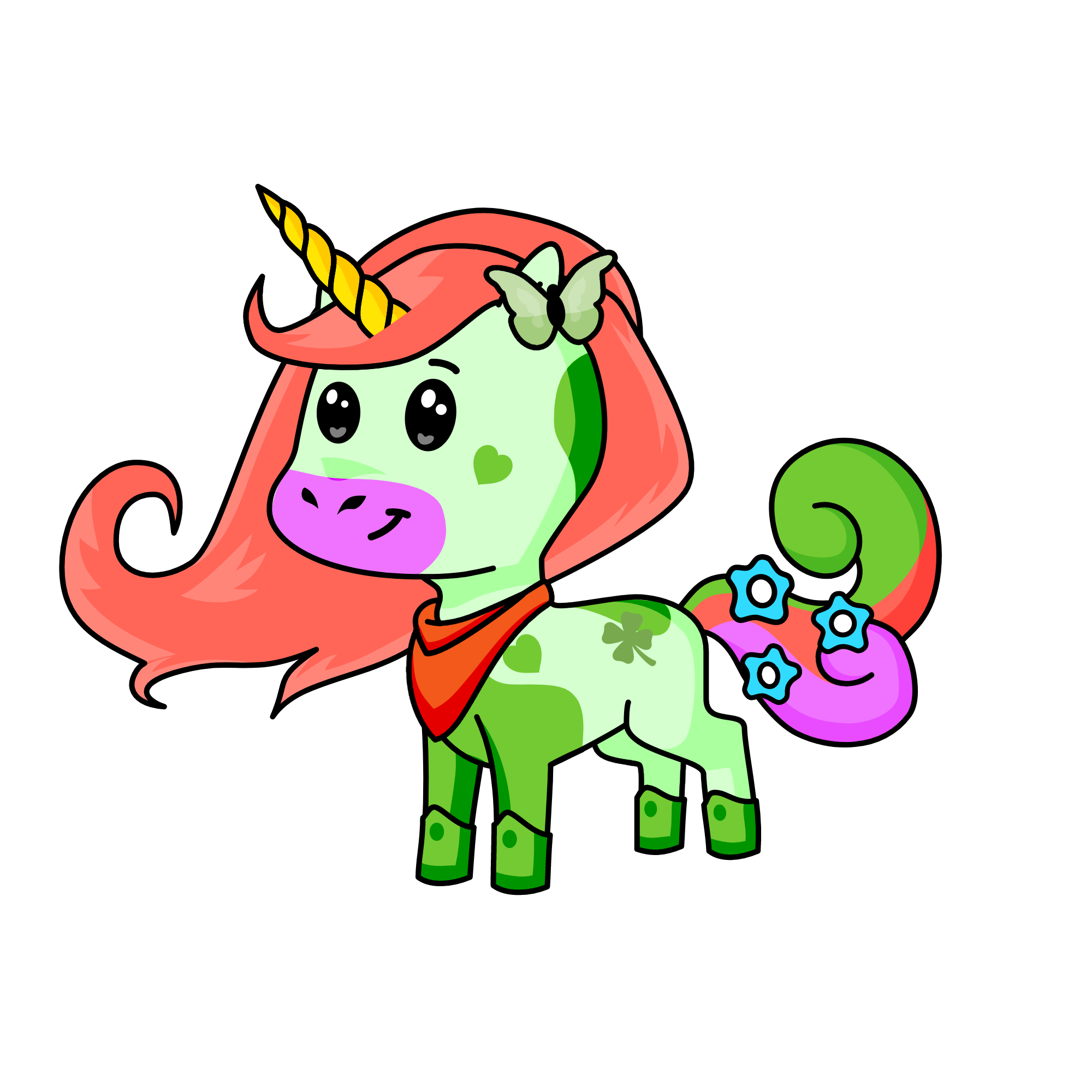 Flower Leigh, the unicorn