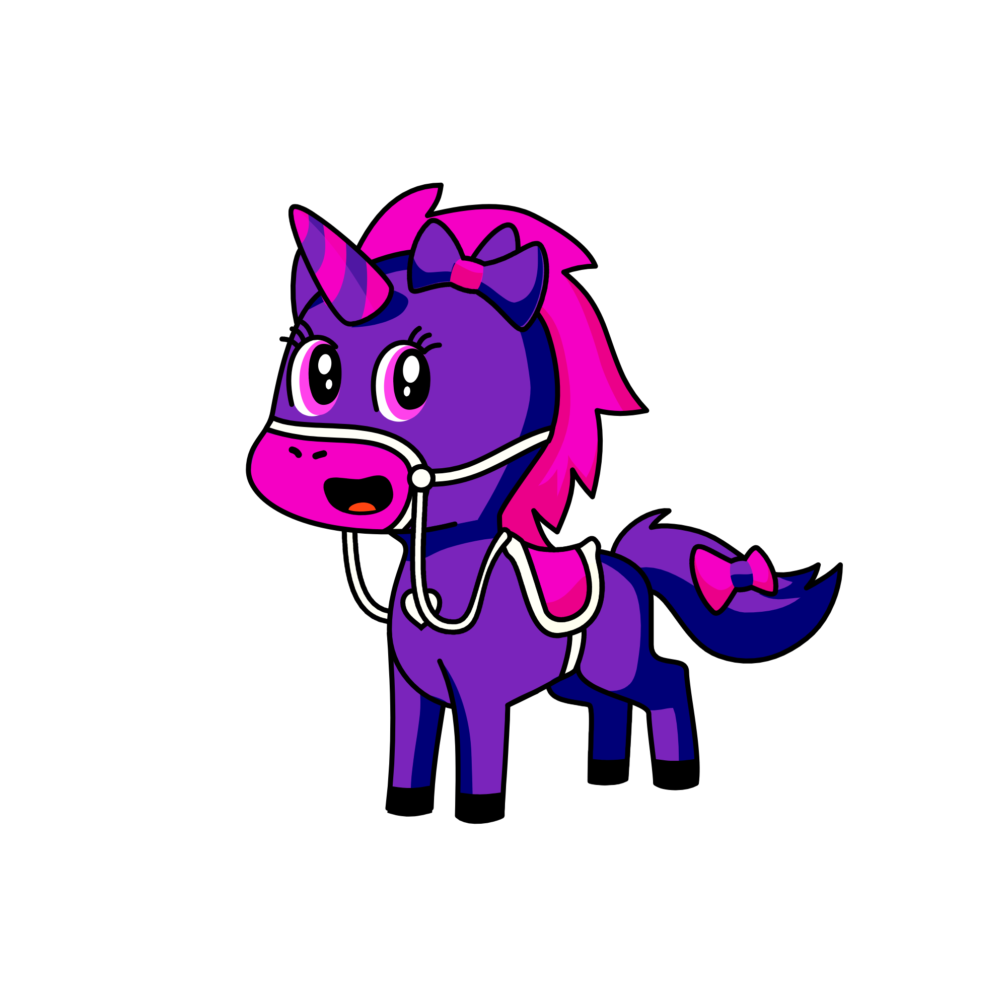 pinky pur, the unicorn
