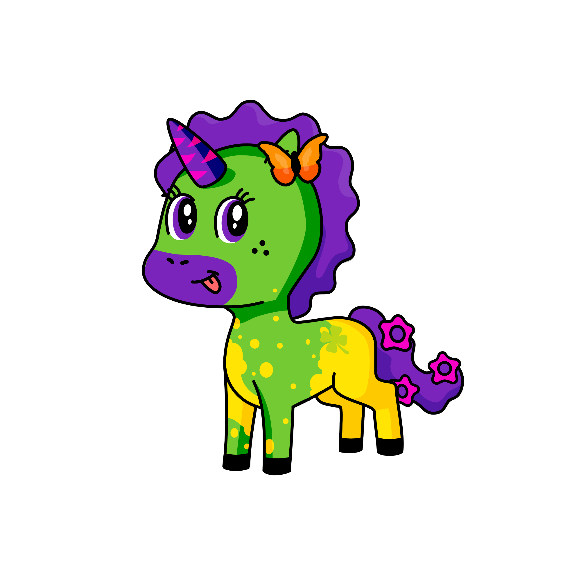 Flower, the unicorn