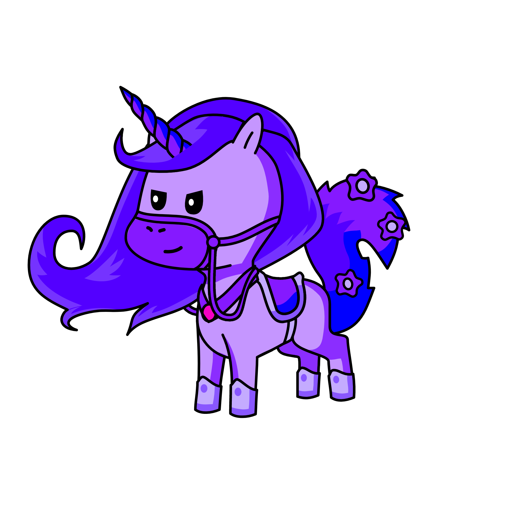 Light Puple, the unicorn