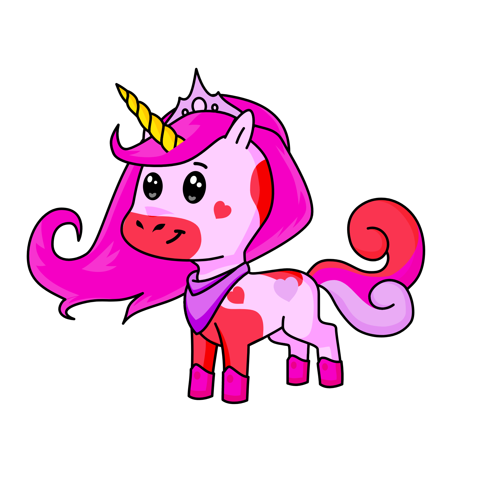 Pink Leigh, the unicorn