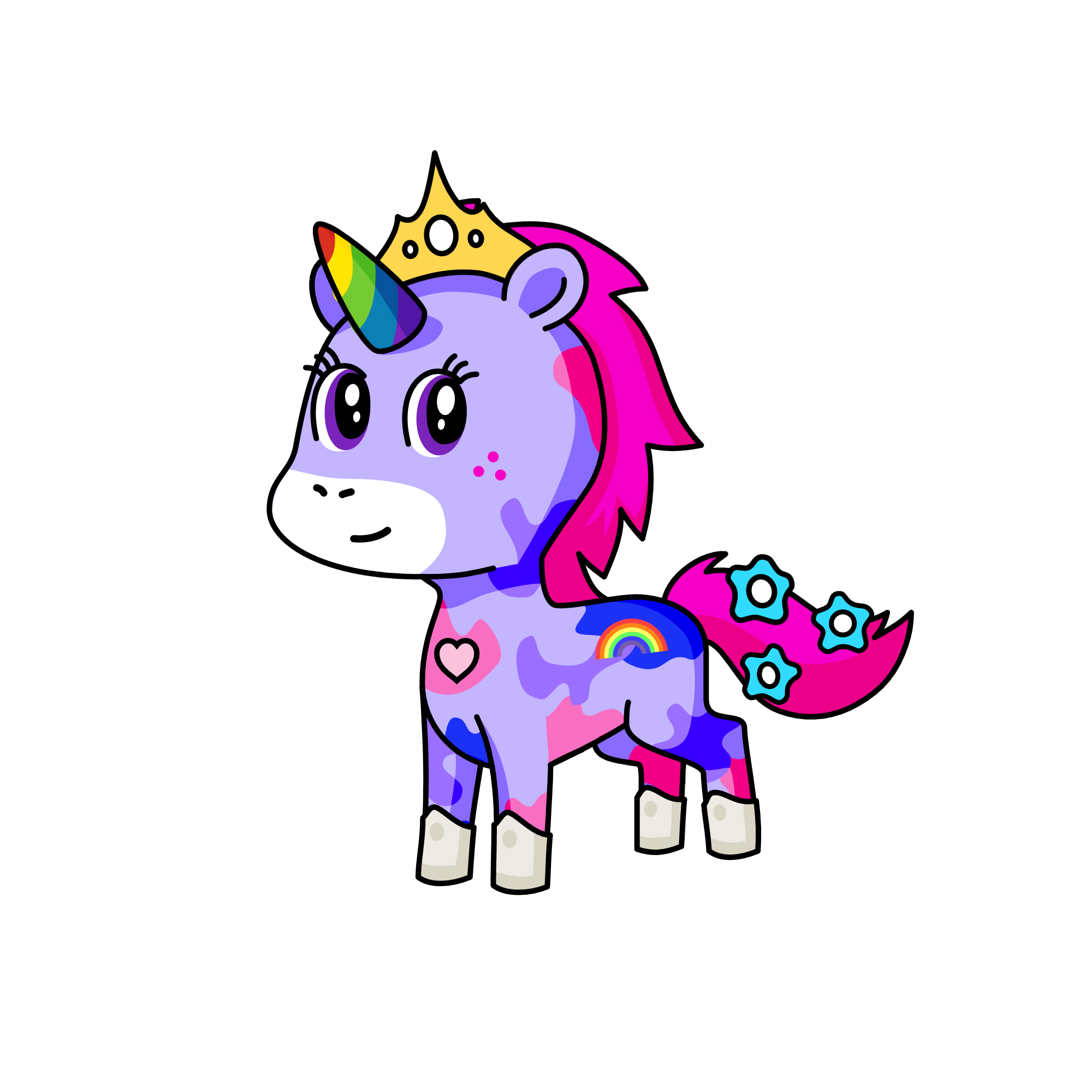 candy, the unicorn