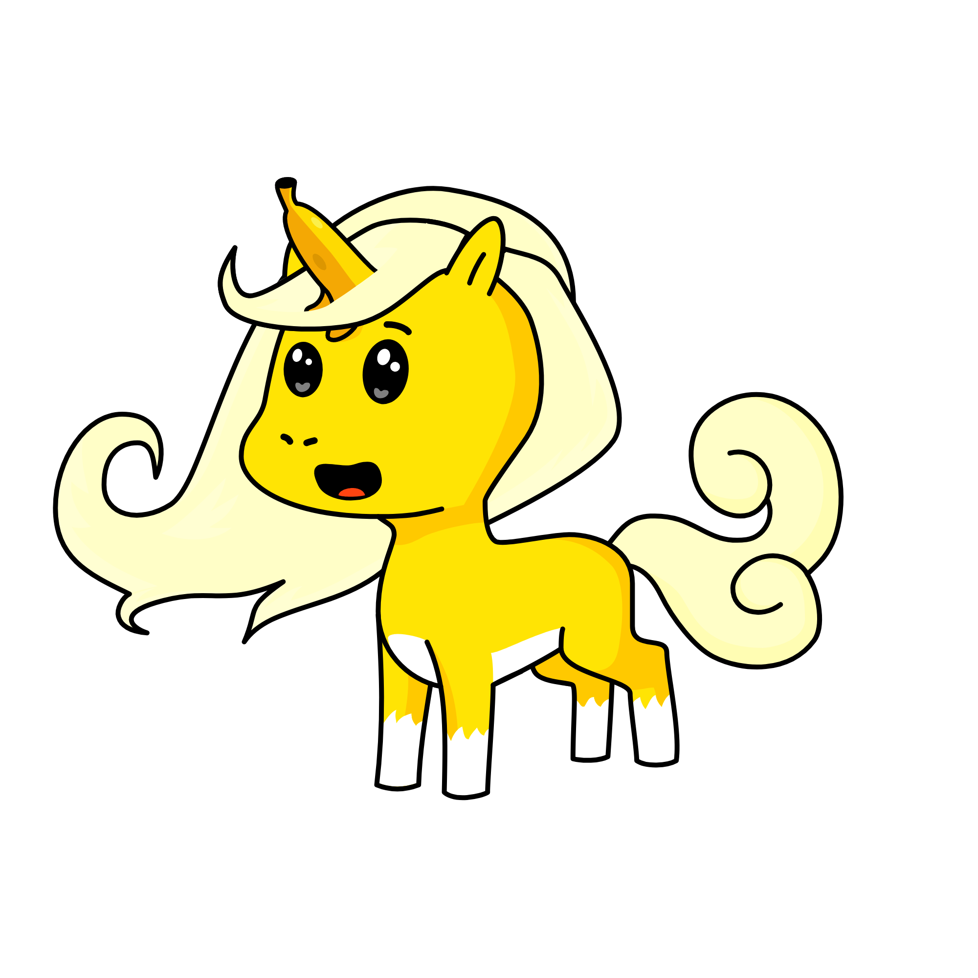Banana, the unicorn