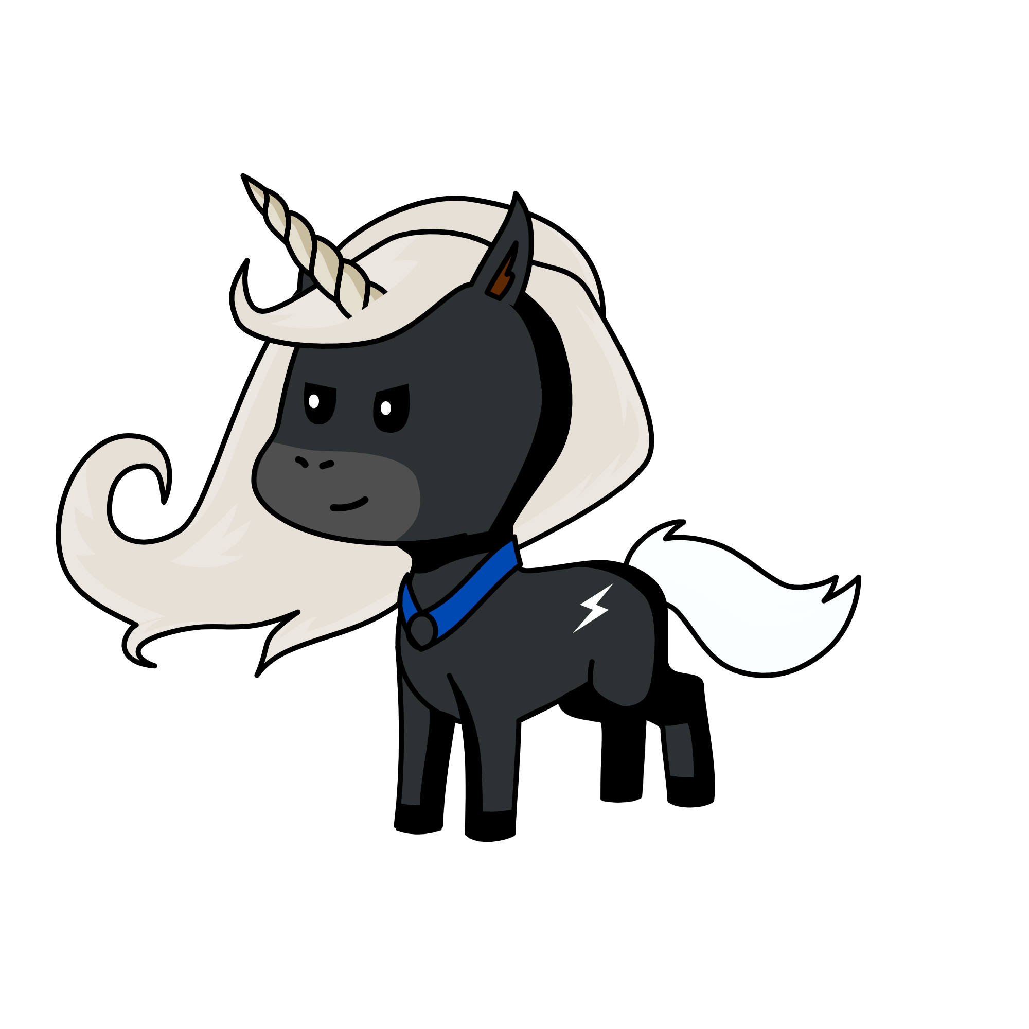 darkness, the unicorn
