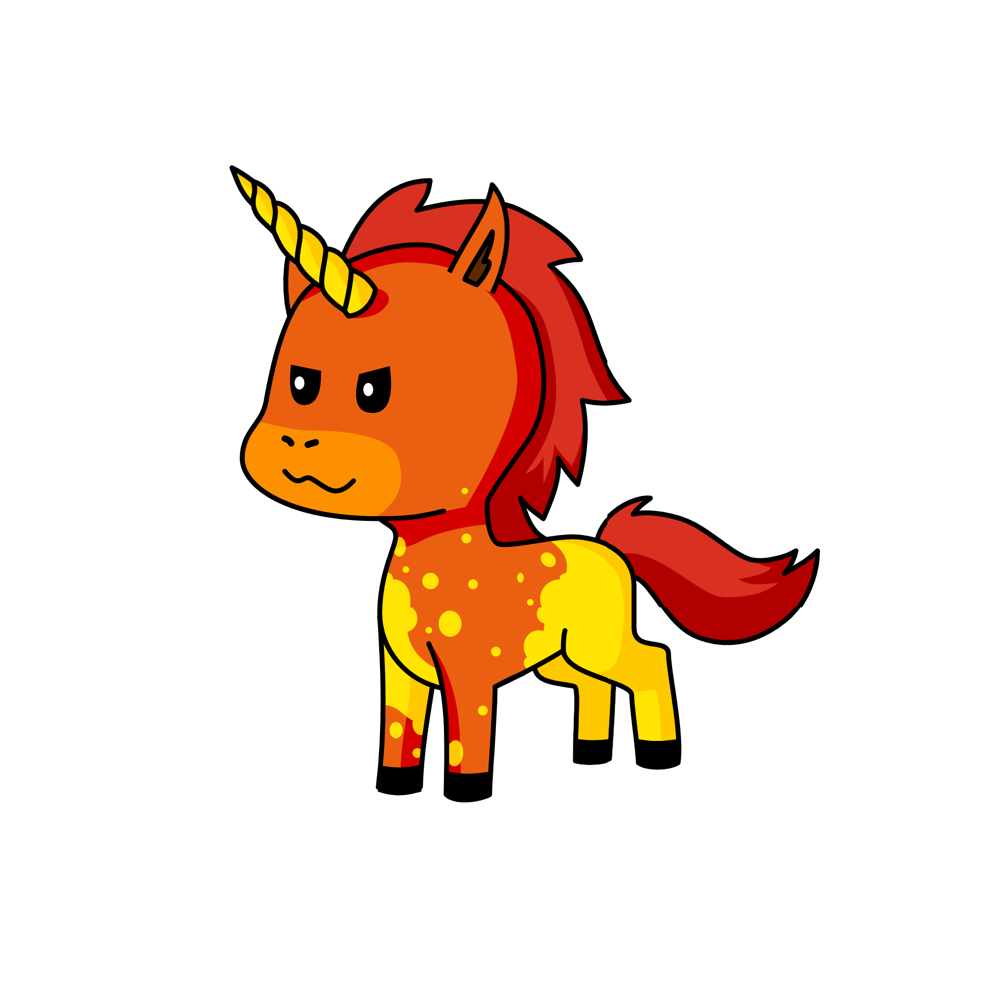 MR Flame, the unicorn