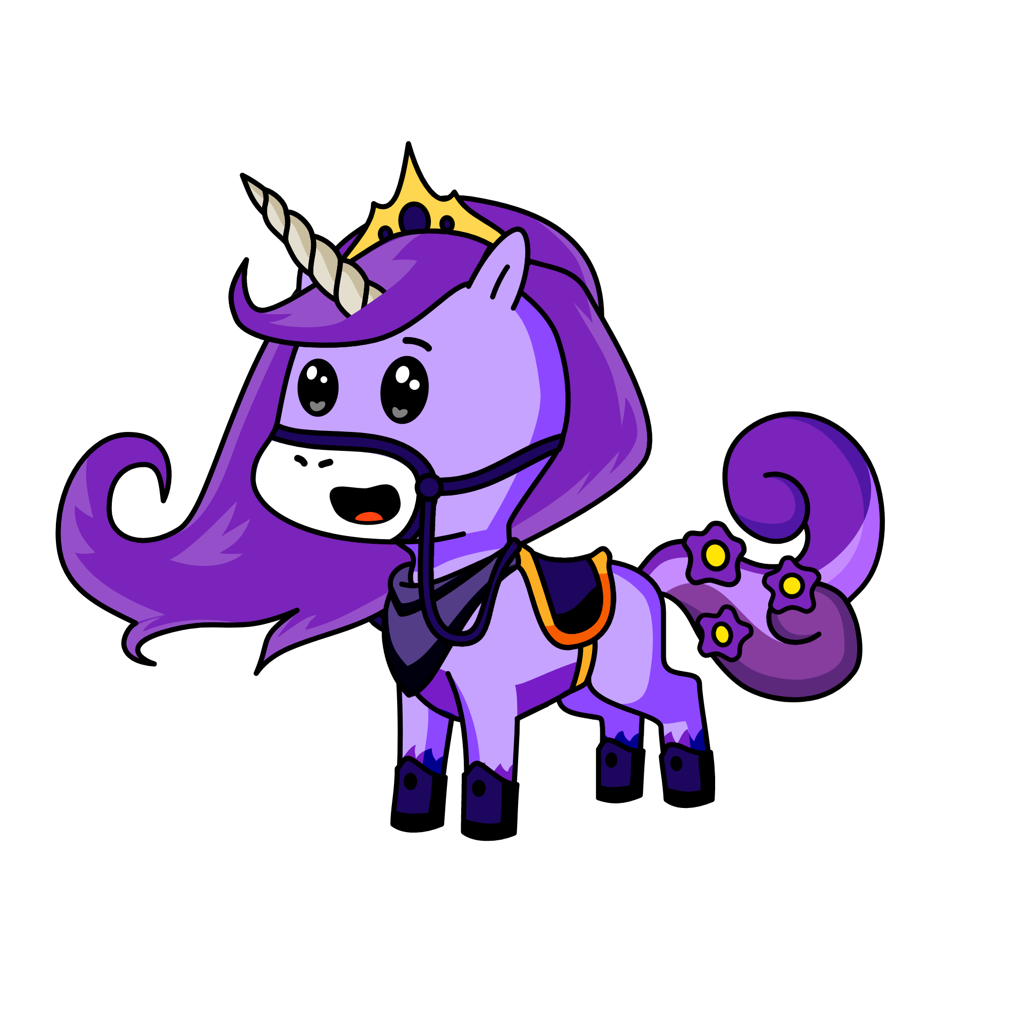 Lavender, the unicorn