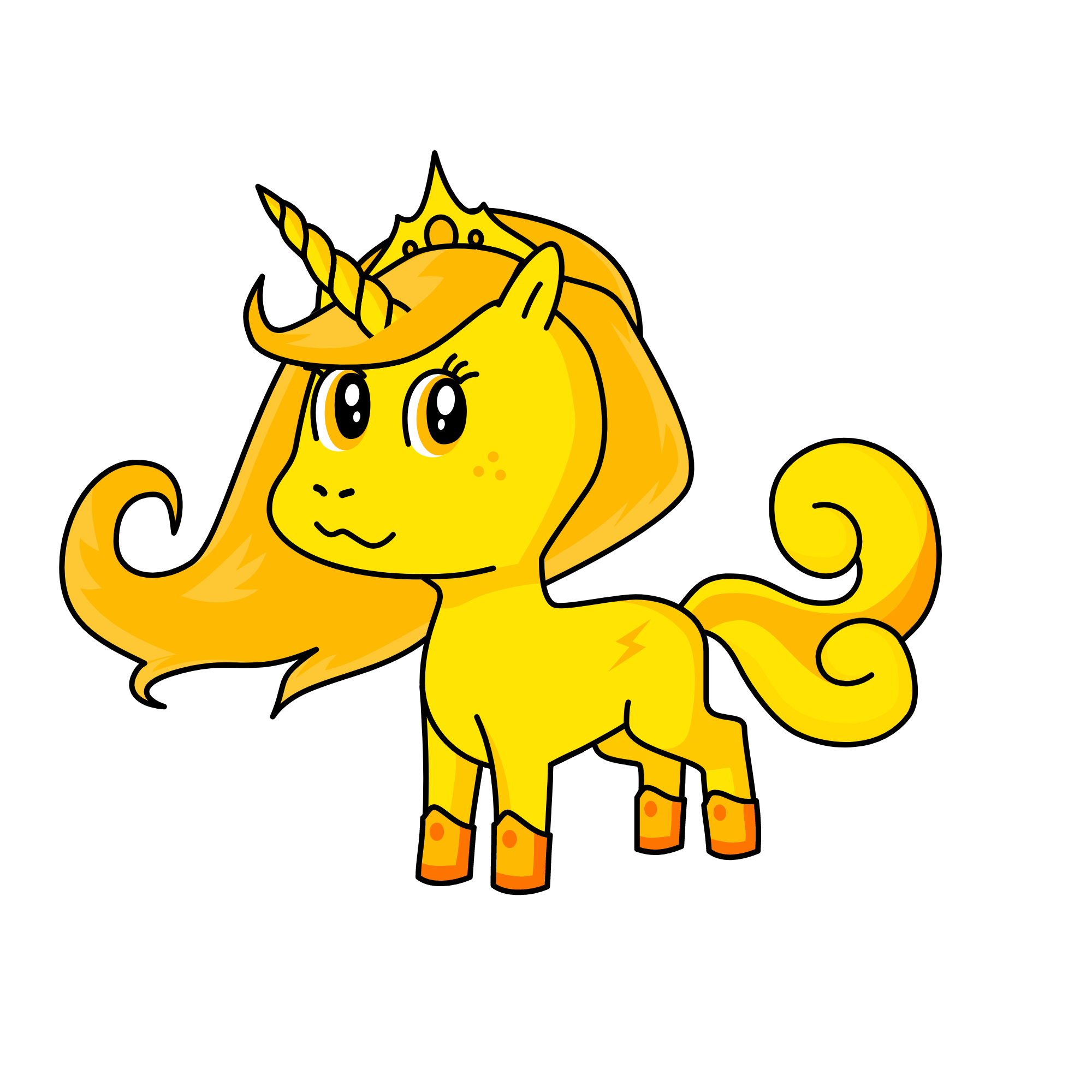 Queen Lighting, the unicorn