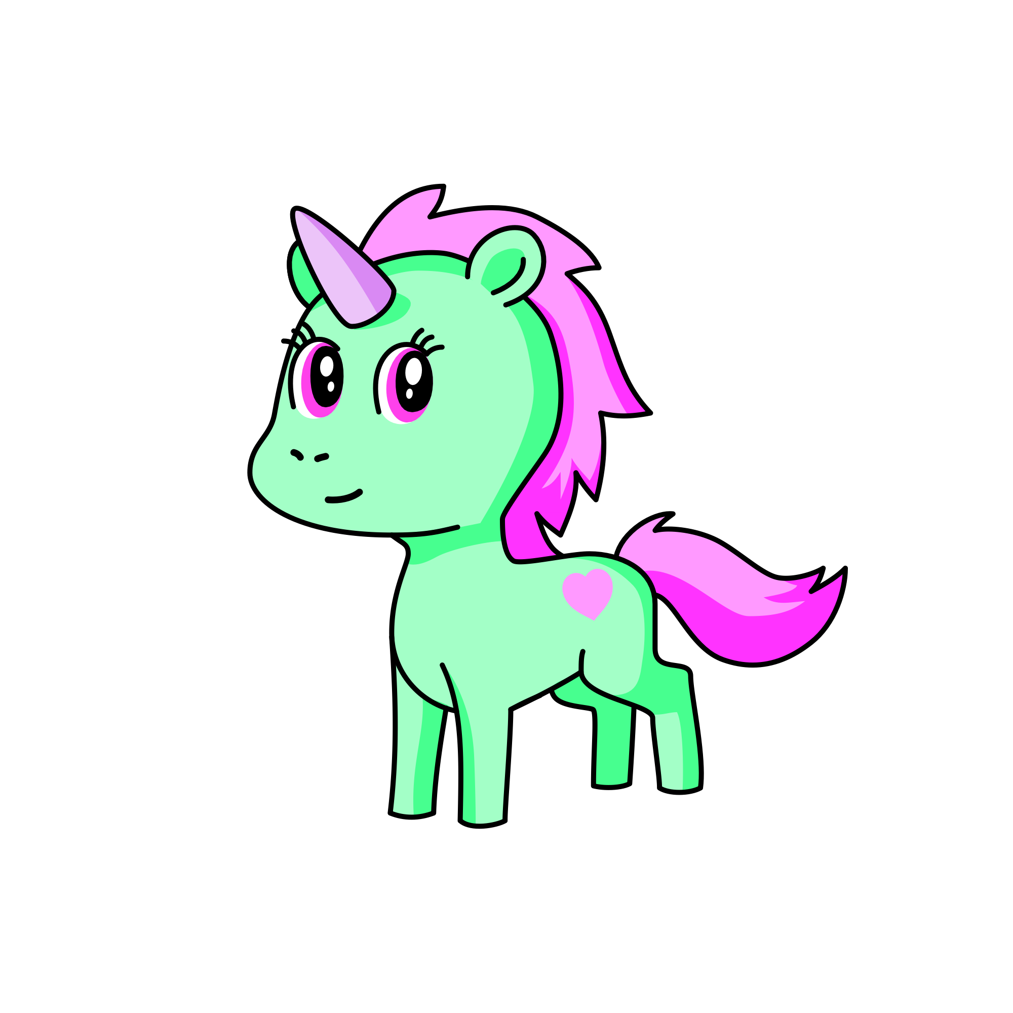 Fluffy , the unicorn