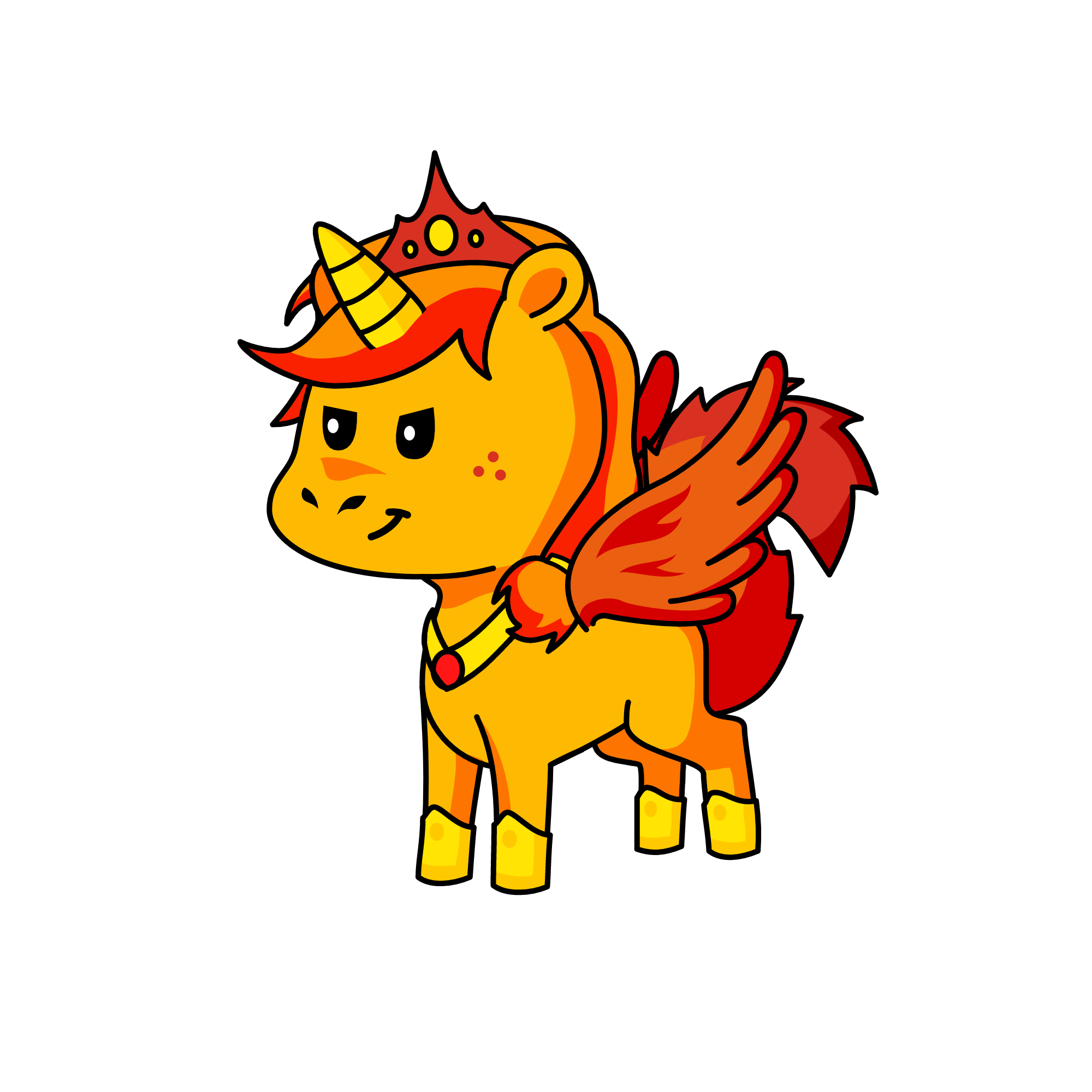 The Dessert Queen, the unicorn