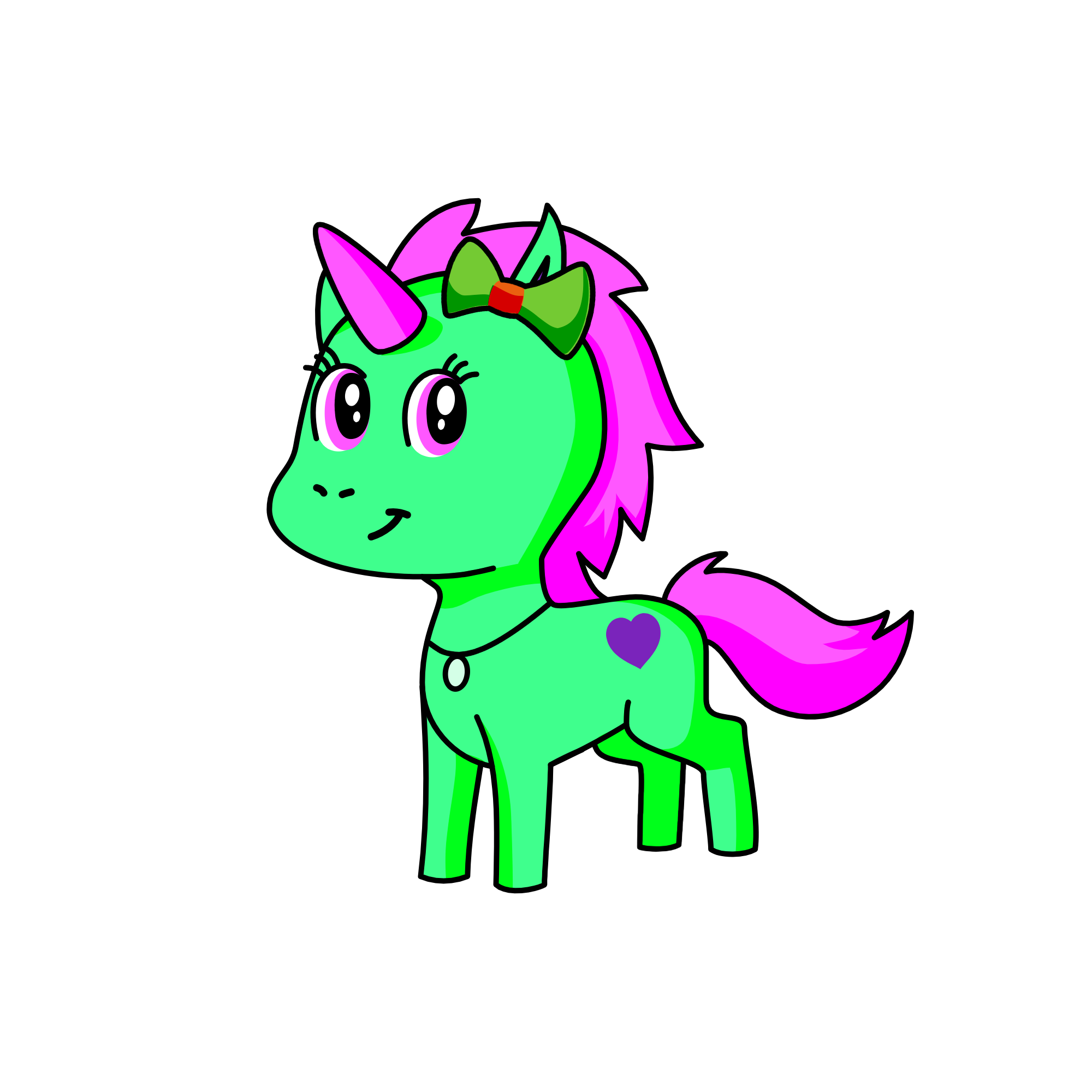 FLUFFY, the unicorn