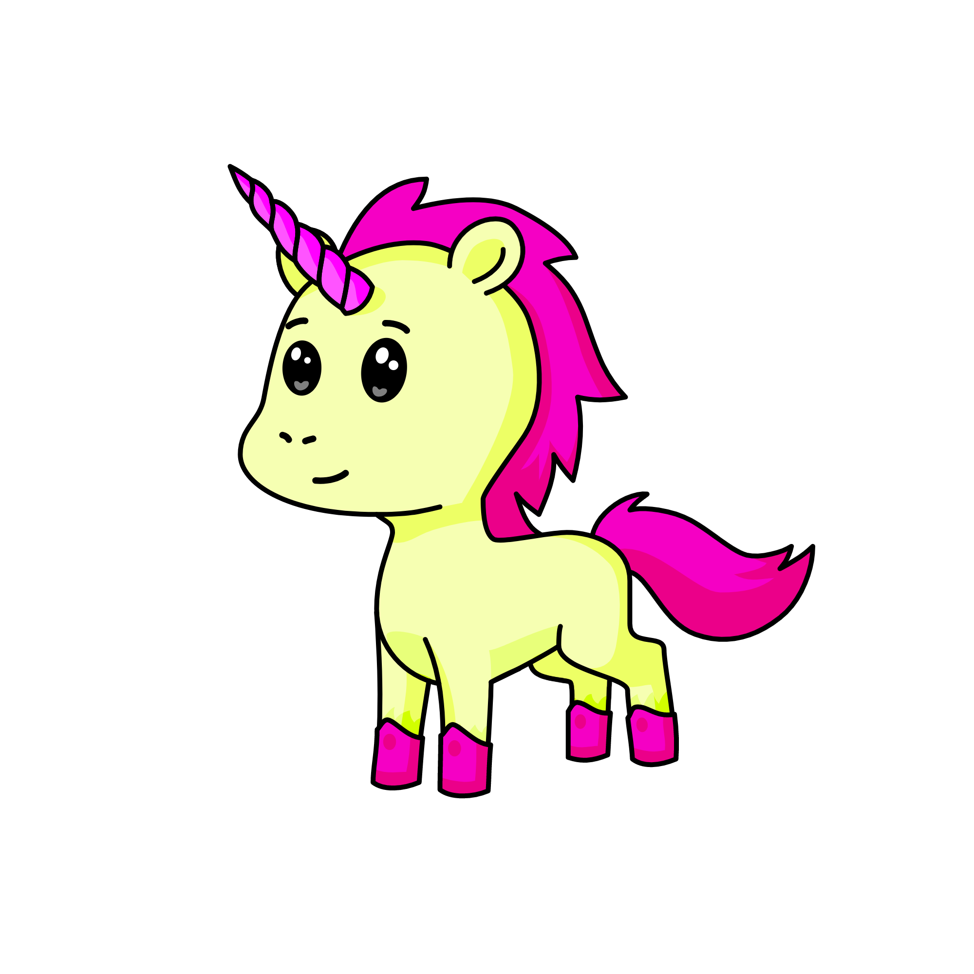 GLITTER, the unicorn