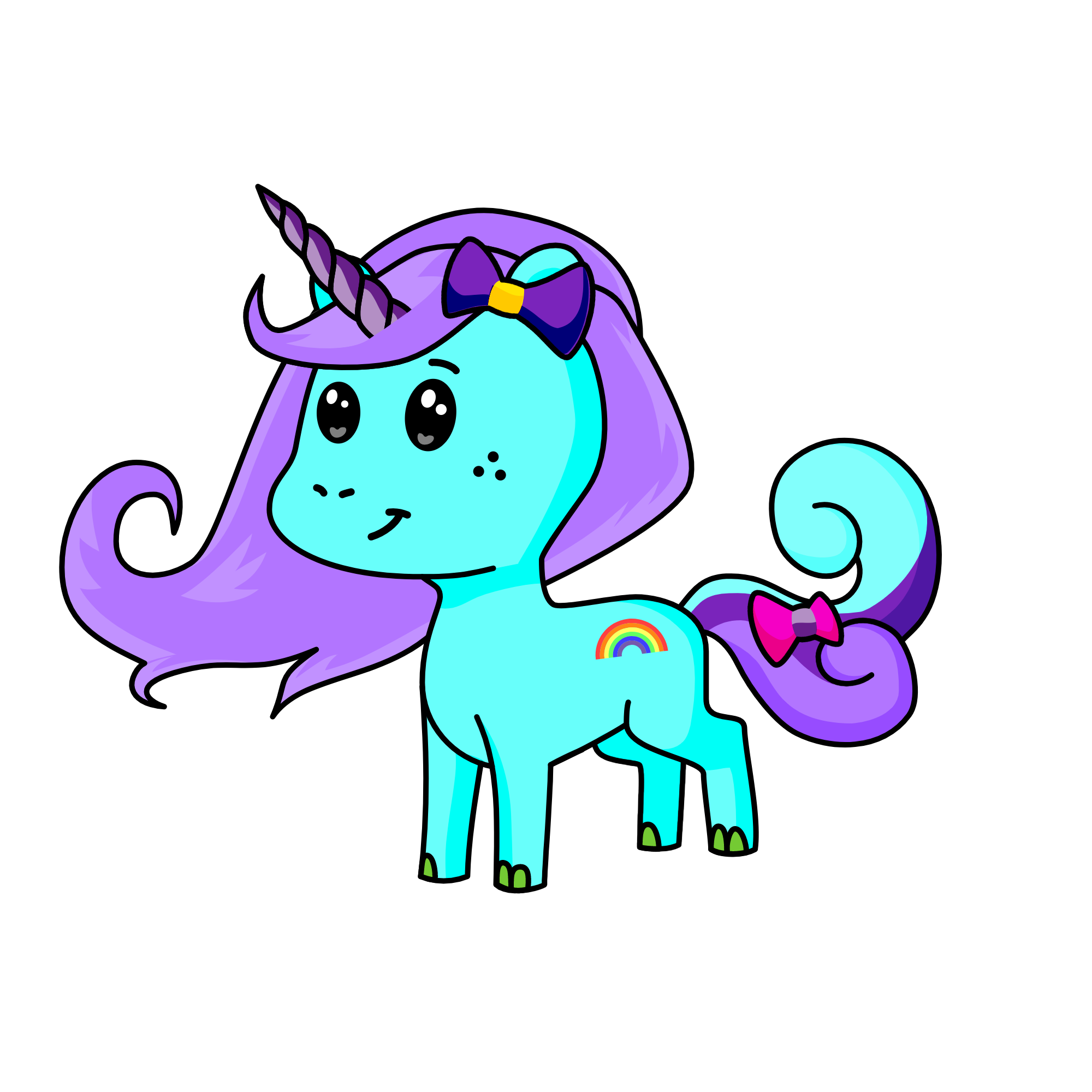 Icicle, the unicorn