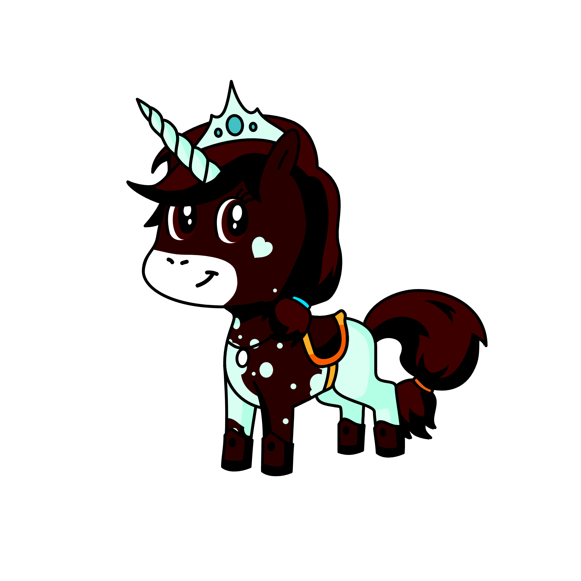 Darky, the unicorn