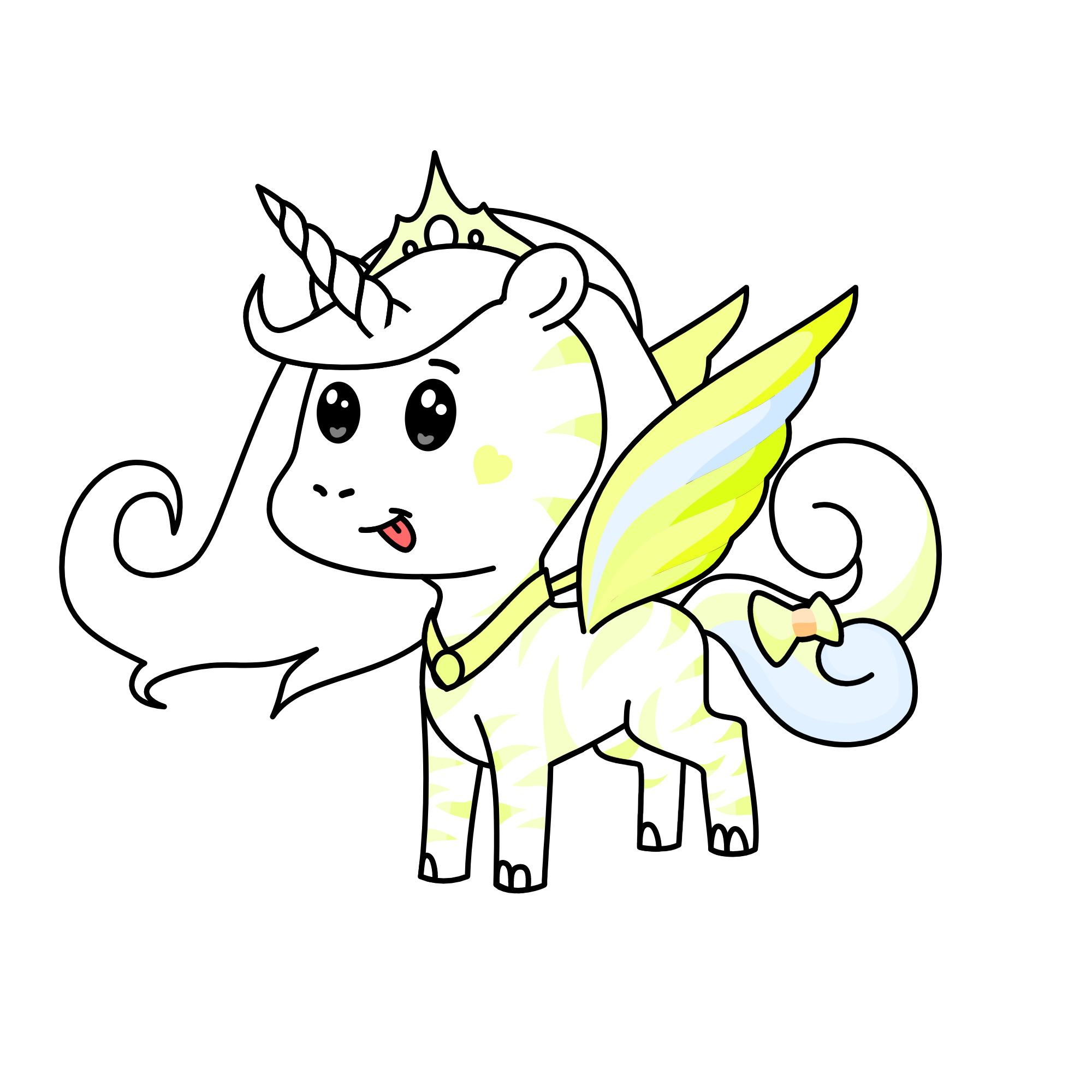 Princess Whittie , the unicorn