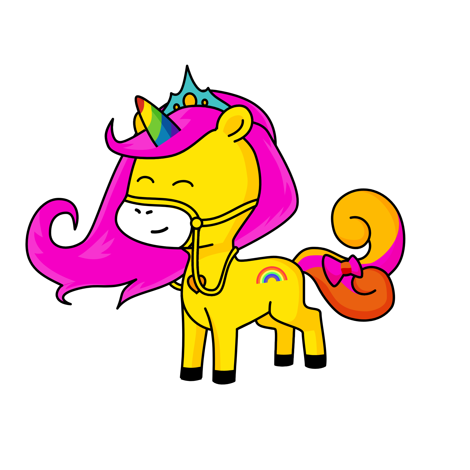Crystal, the unicorn