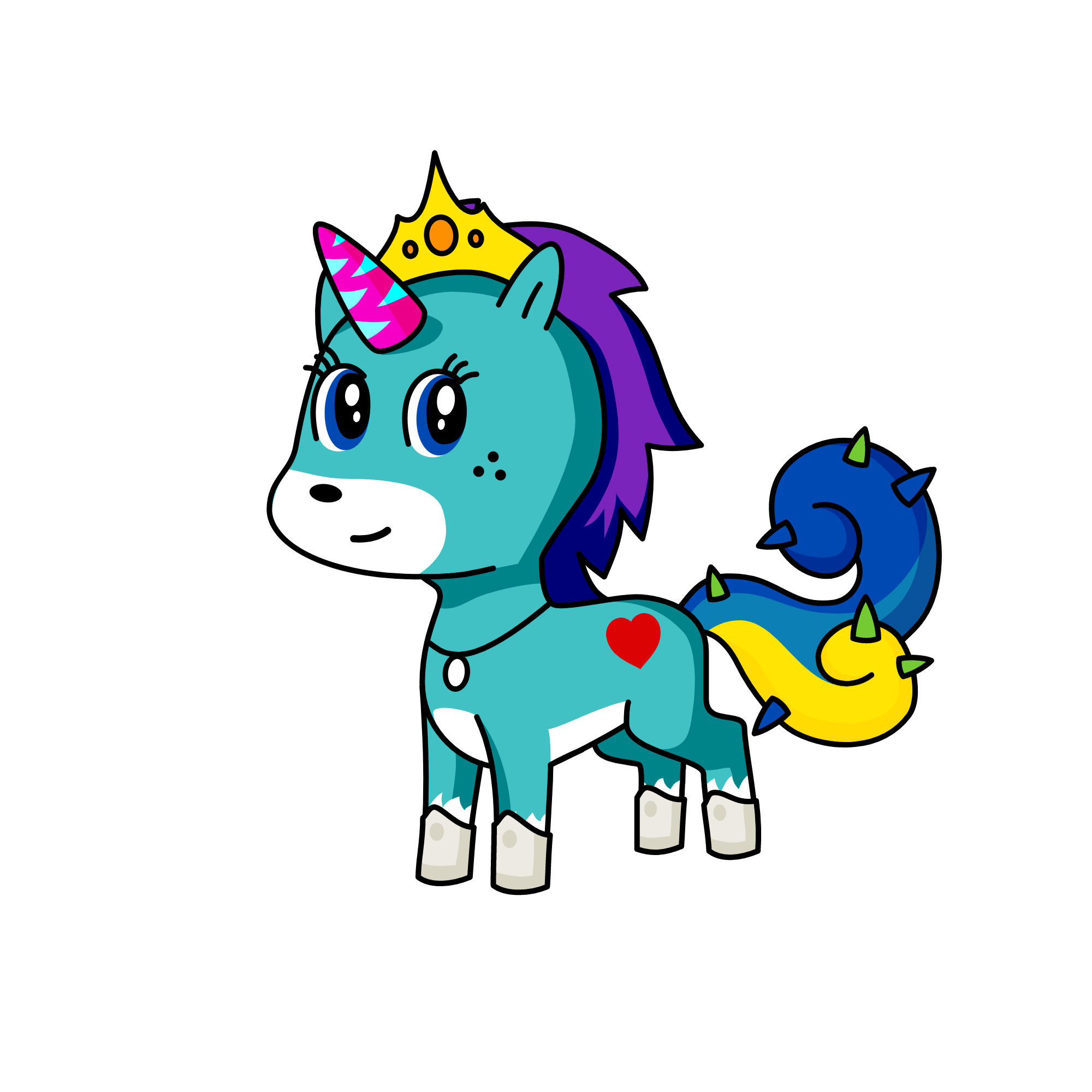 seacorn, the unicorn