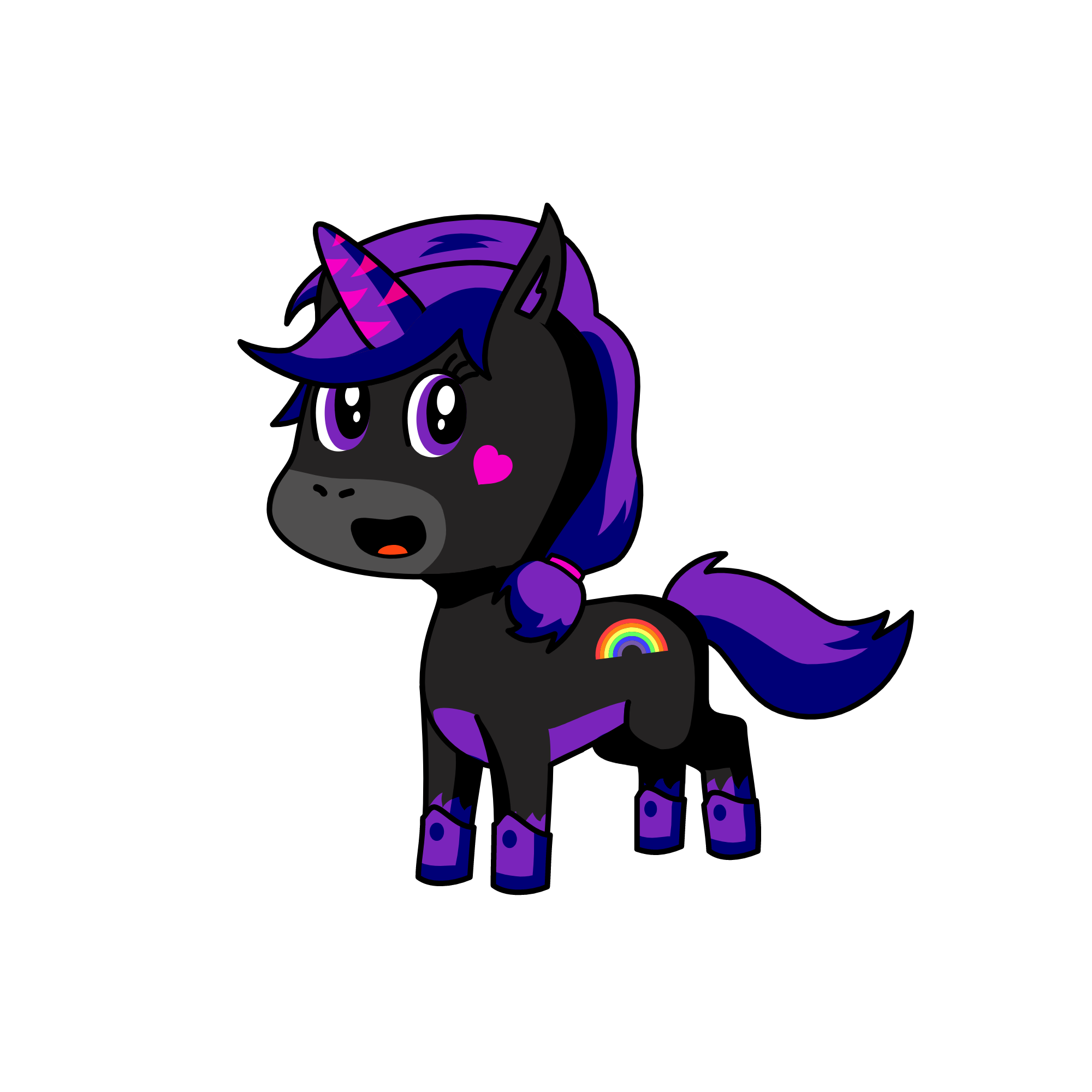 Mia!, the unicorn