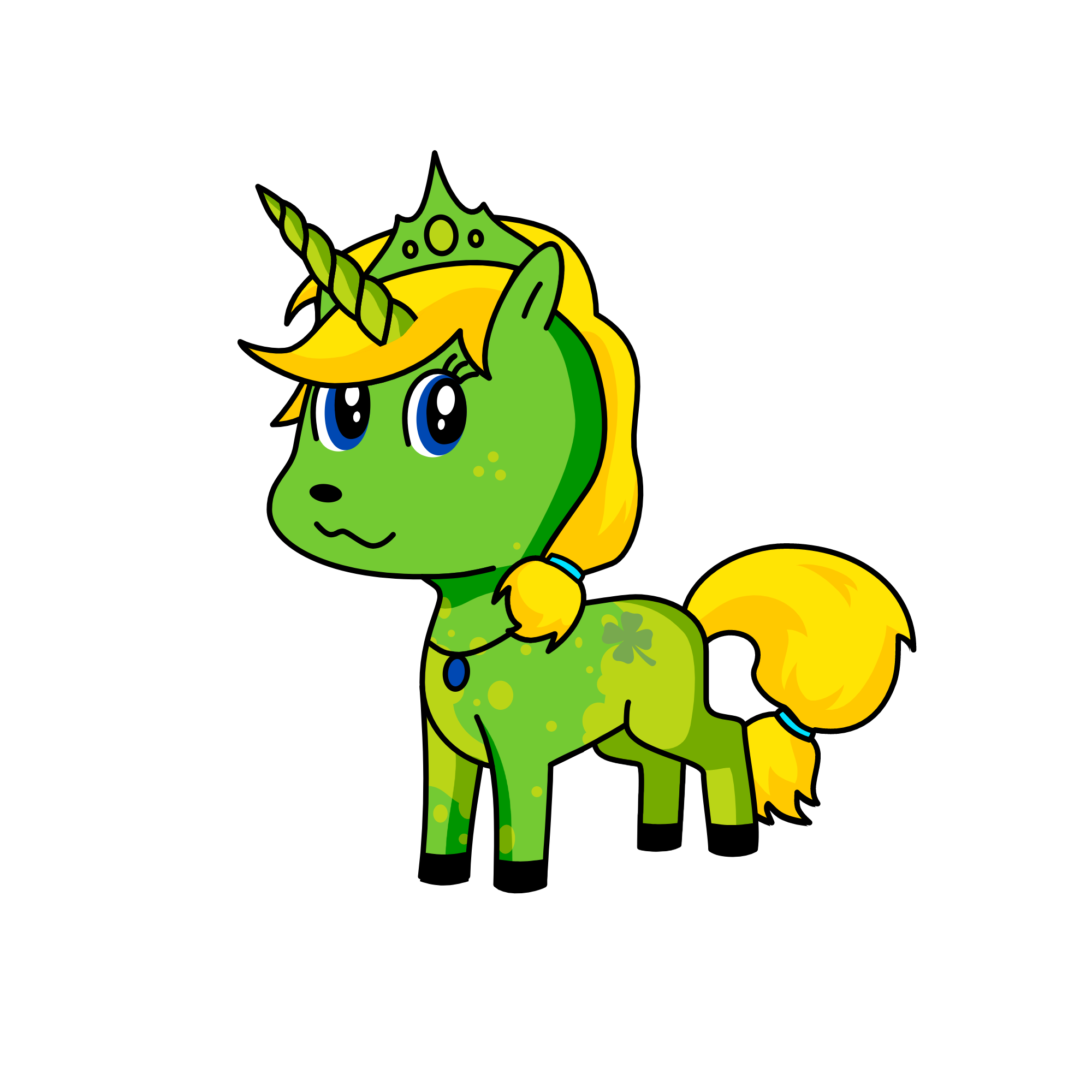 Clover, the unicorn