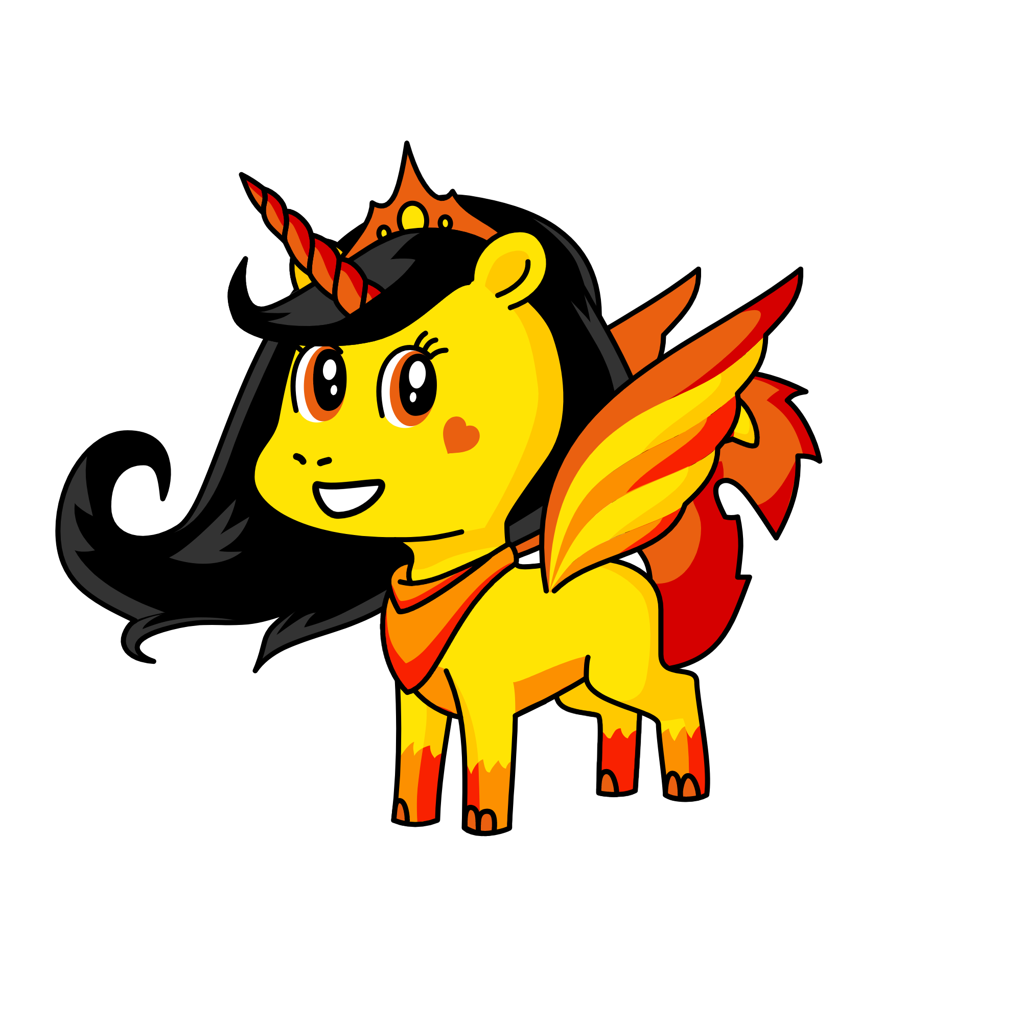 Princess brownie, the unicorn