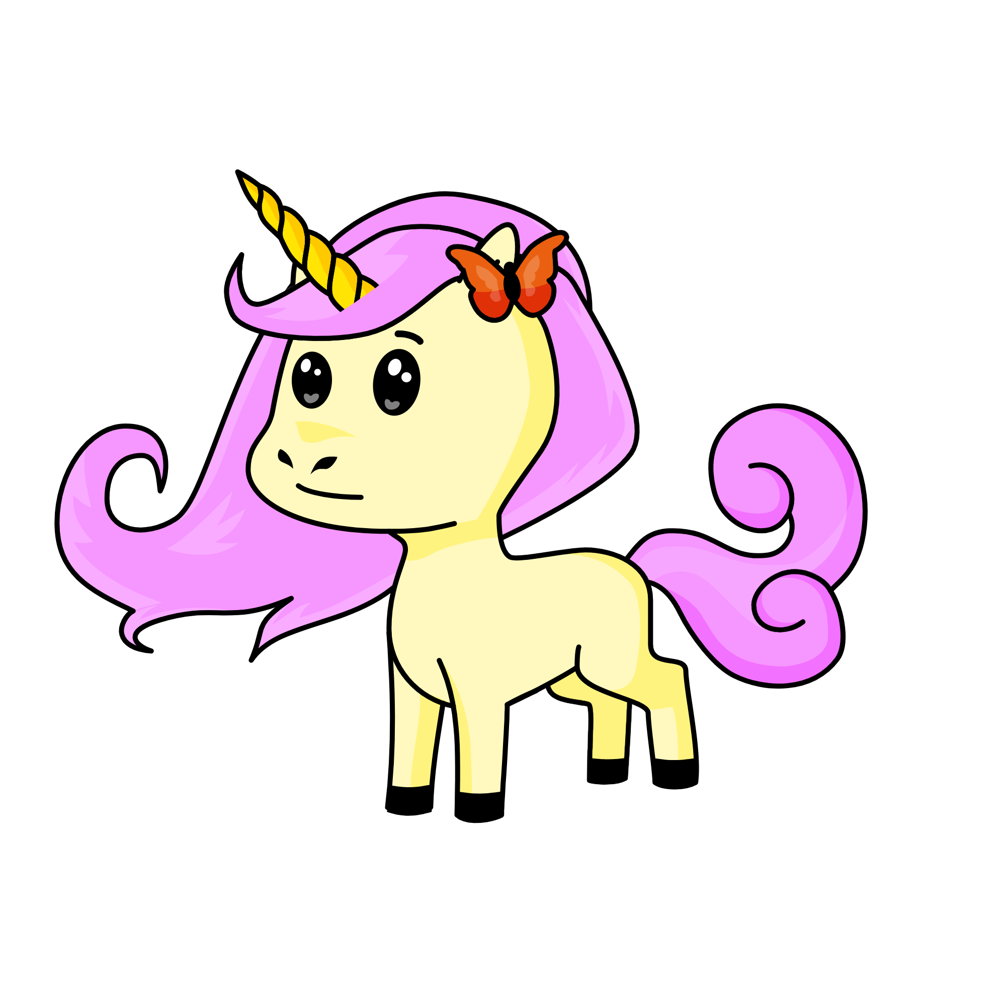 Fluttershy, the unicorn